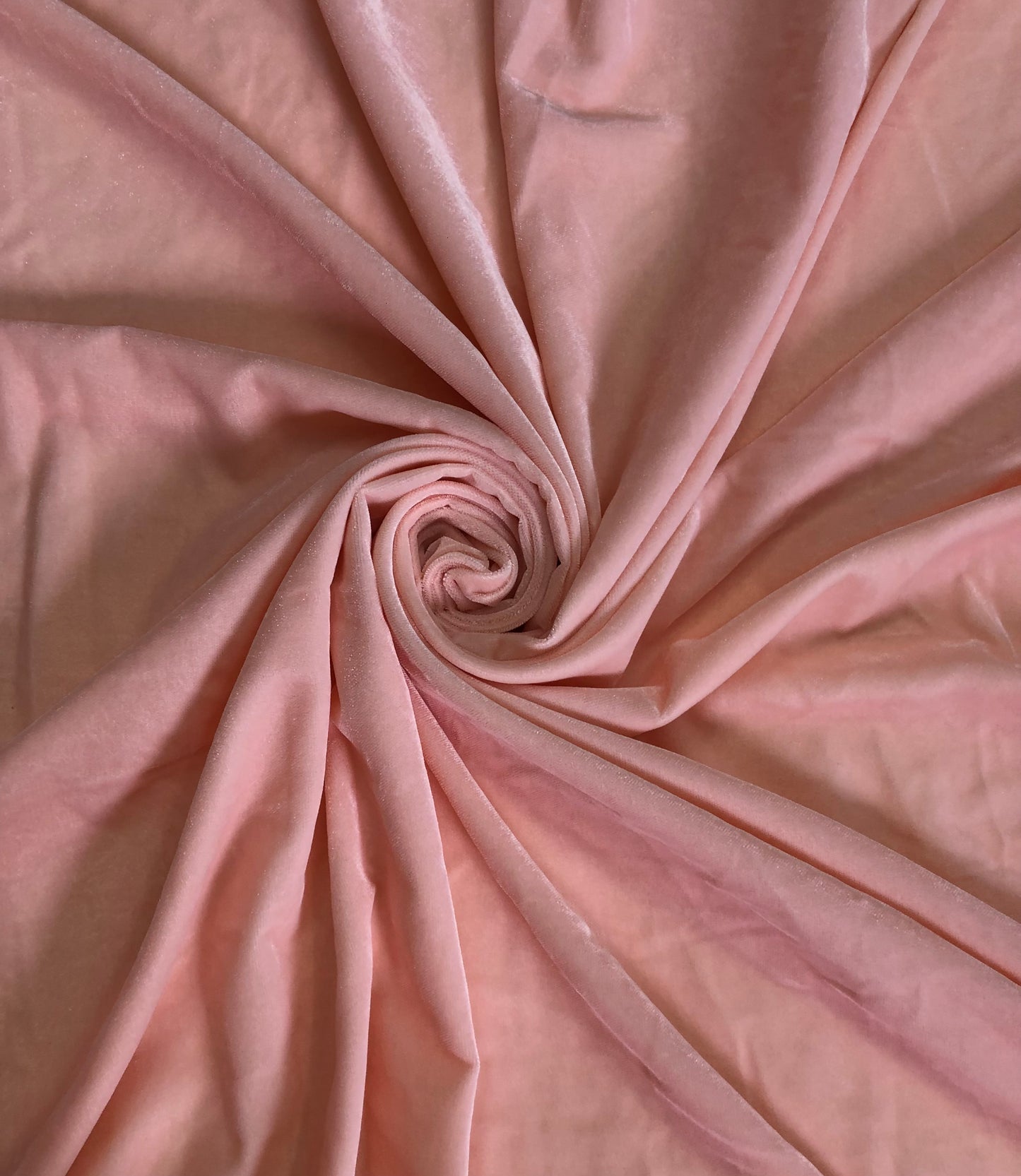 Peach non stretch micro velvet fabric, Fashion fabric, Wedding dress, Plush pile fabric, Vintage textile, Curtains fabric, softness and luxury fabric - MCVF22
