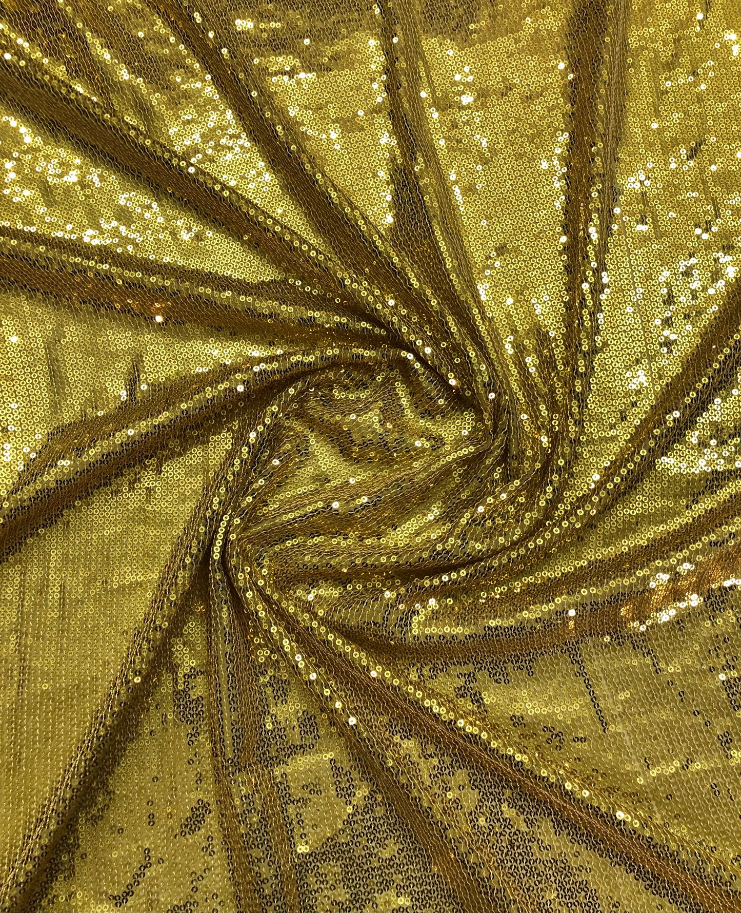 Gold embroidered fabric, Sequin Georgette Fabric, Evening dress, Bridesmaid dress, Wedding inspiration, Fabric store, Handmade - SQAF832