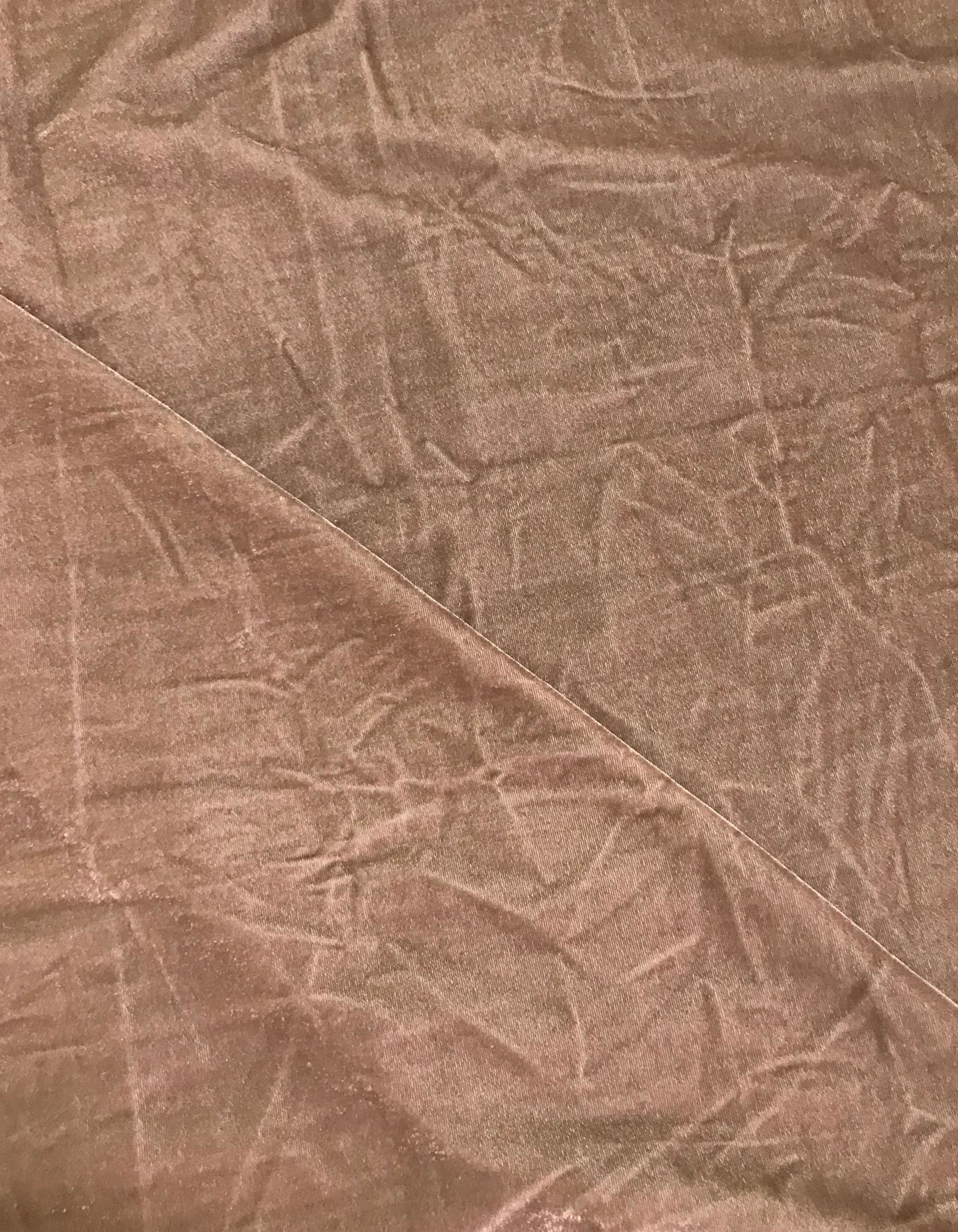 Brown non stretch micro velvet fabric, Fashion fabric, Wedding dress, Plush pile fabric, Vintage textile, Curtains fabric, softness and luxury fabric - MCVF26