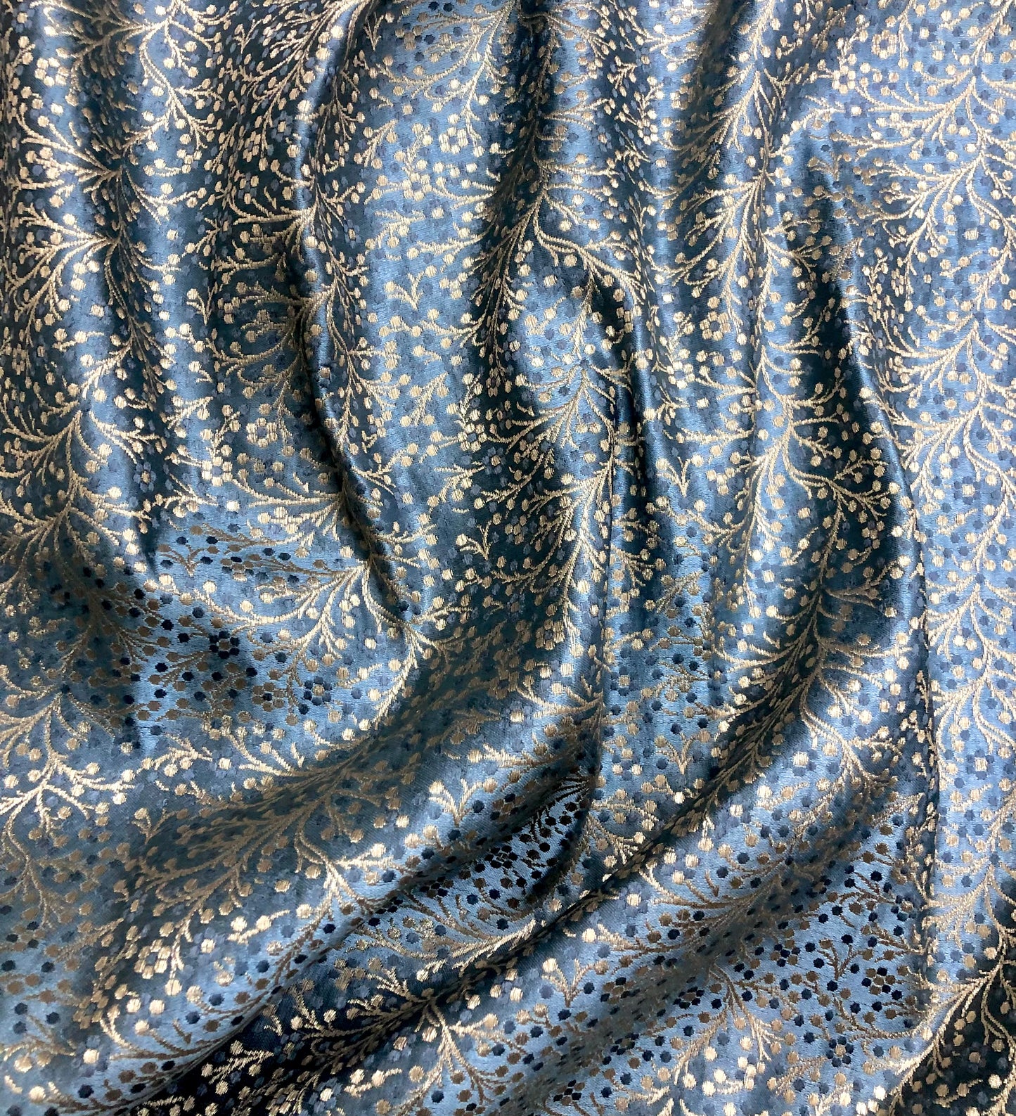 Brocade fabric Jacquard Damask fabric Festival Wear Wedding Bridal Brocade fabric DIY supplies Luxury brocade fabric by the yard -NFAF1089