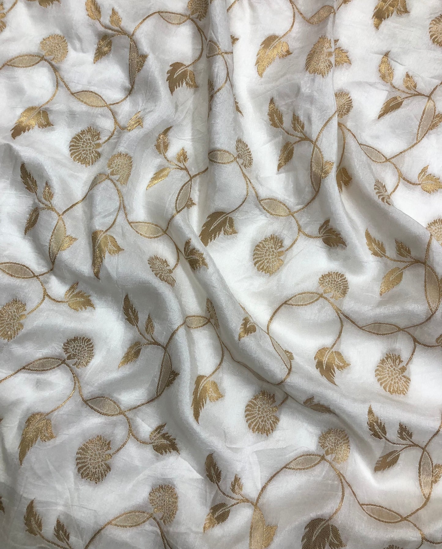 Brocade fabric by the yard Jacquard damask fabric Bridal dress fabric Luxurious Textile High Quality Silk dress fabric-NFAF863