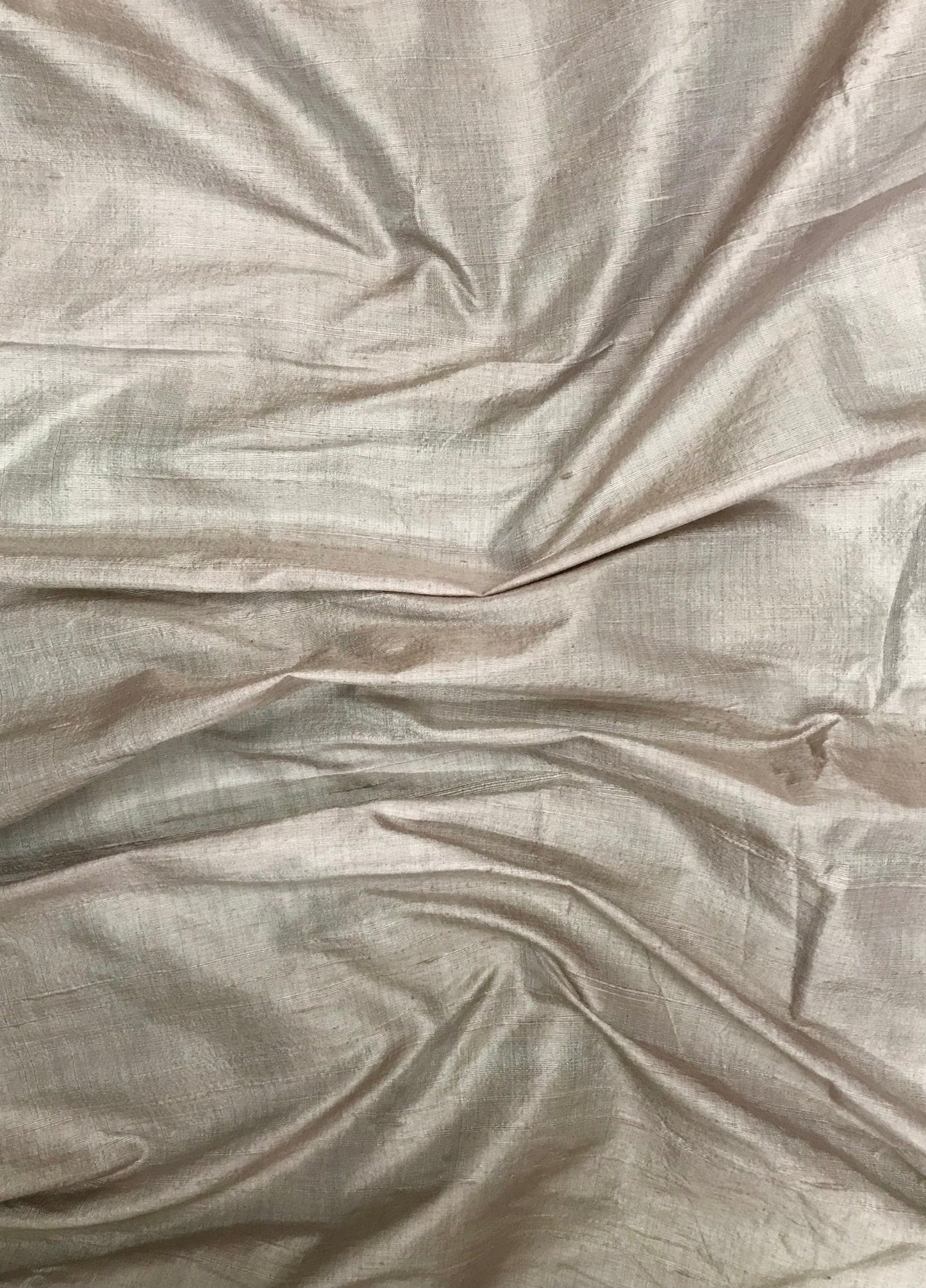 Taupe shantung raw silk fabric, Handloom dupioni silk fabric, Wedding dress, Khadi silk fabric, Luxury fabric, royal fabric - RSAF17