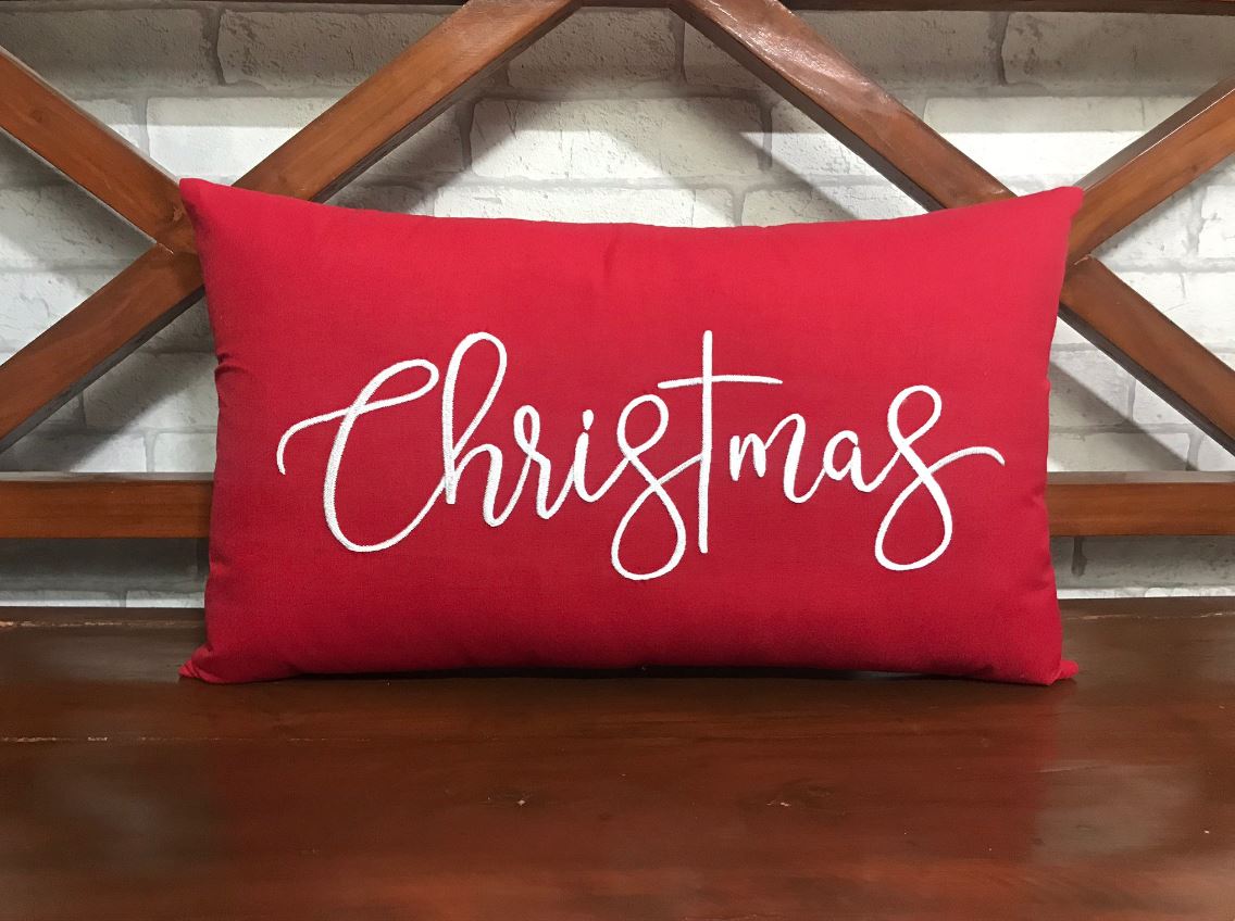 Merry Christmas Pillow, Christmas Decorations, Winter Decor, Christmas Gifts, Farmhouse decor, Cottage decor, Christmas Decor.