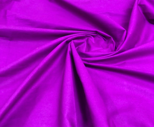 Pure Cotton fabric in Purple Color, Multiple lengths will come in the continuous piece - COTF02