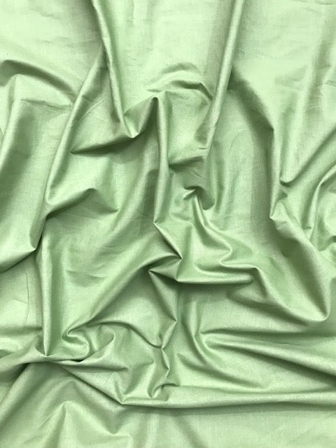 Sage green cotton fabric, Quilting fabric, Home decor fabric, Indian fabric, Solid plain fabric, Wedding dress, Vintage fabric, Bridesmaid dress, fashion fabric - COTF14
