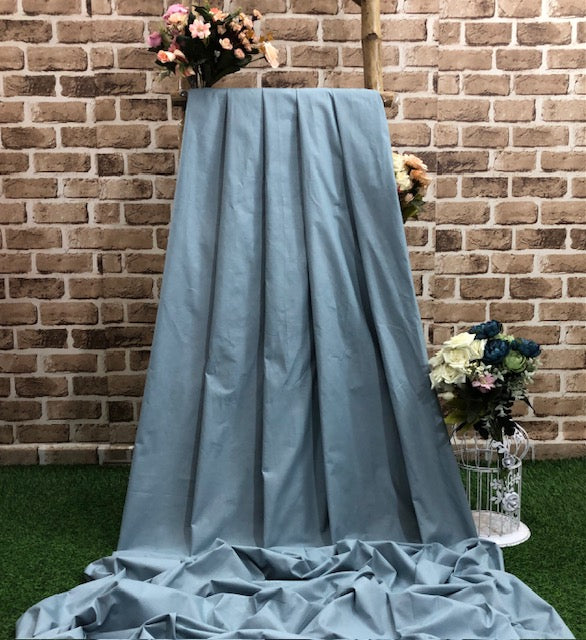 Grey cotton fabric, Wedding dress, Indian fabric, Home decor fabric, Gingham, Quilting fabric, Linen fabric, Vintage fabric - COTF26