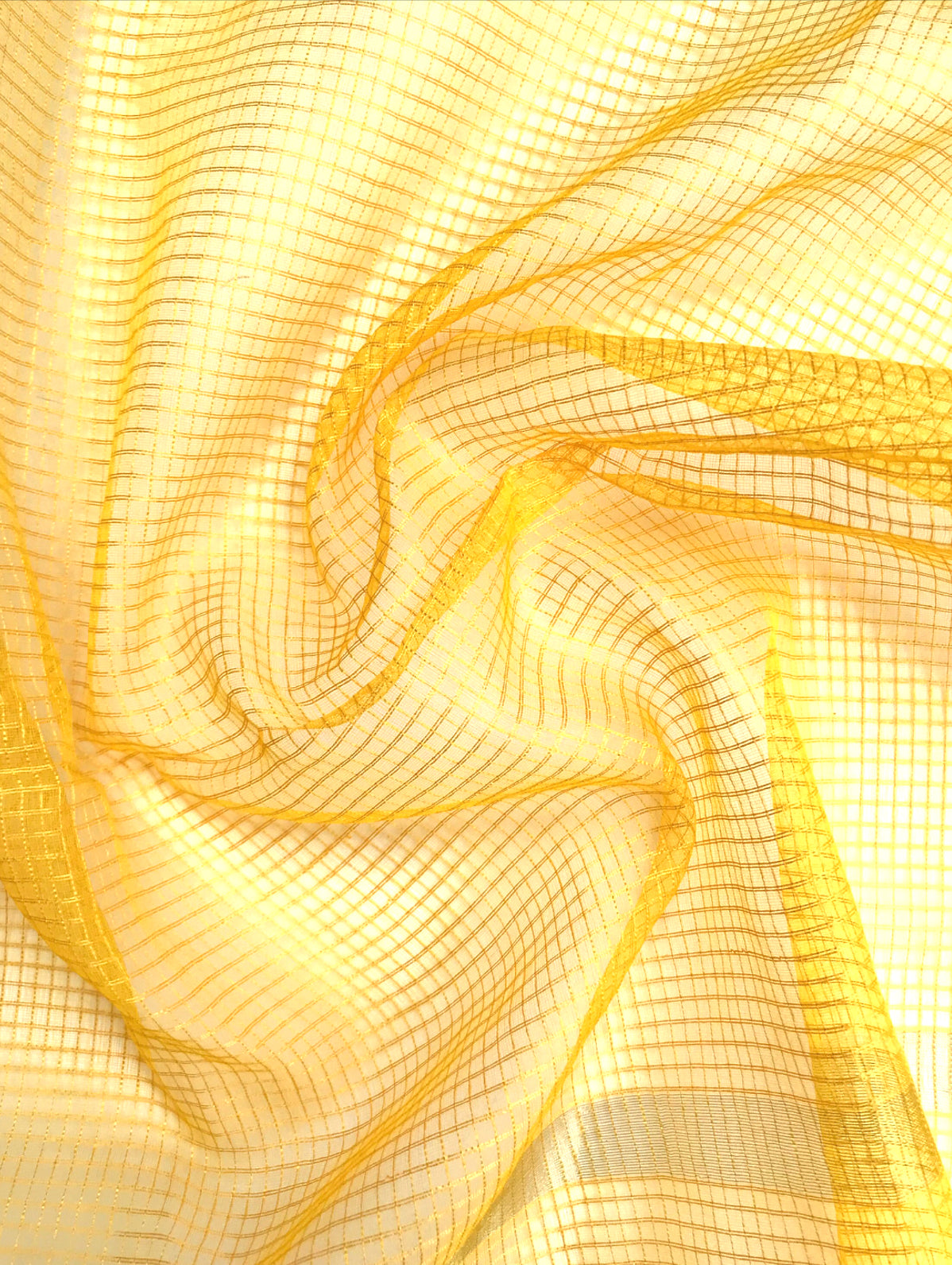 Yellow Chanderi Dupatta with Gold Border Stole for women, Bridal Fabric, Saree Drape, Abaya, Indian Fashion, Veil, Wedding Fabric DP014