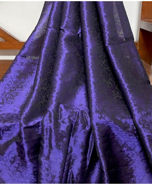 Damask jacquard brocade fabric Purple Luxury Couture fabric Party Dress fabric Embossed brocade fabric Fabric by the yard/meter - NFAF600