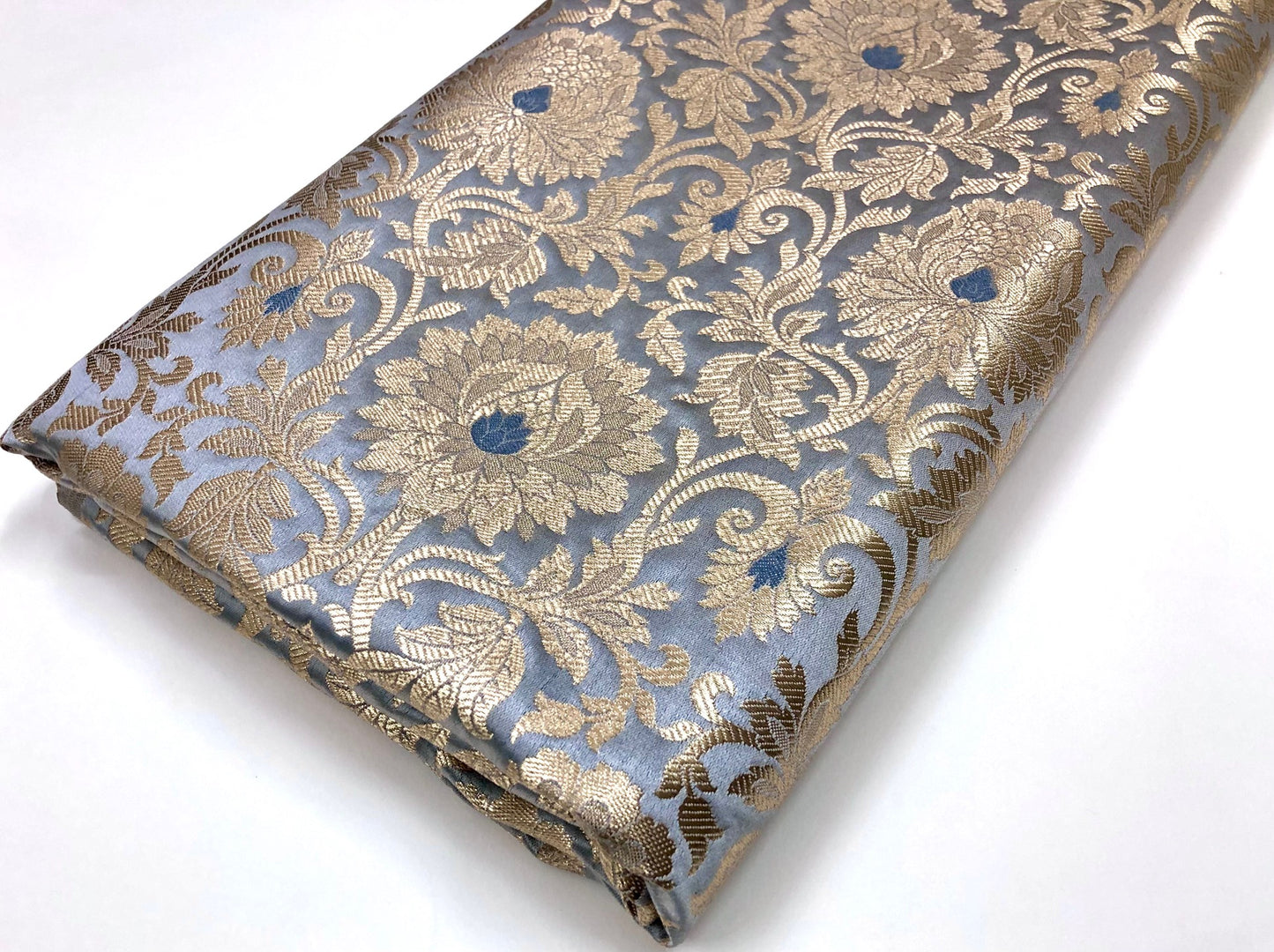Brocade fabric Peach Gold Jacquard Damask Rayon Silk brocade Fabric Wedding Bridal High Grade Designer fabric by the yard Material