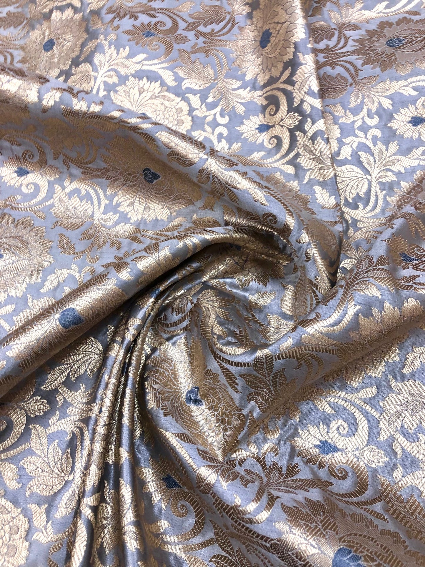 Brocade fabric Peach Gold Jacquard Damask Rayon Silk brocade Fabric Wedding Bridal High Grade Designer fabric by the yard Material