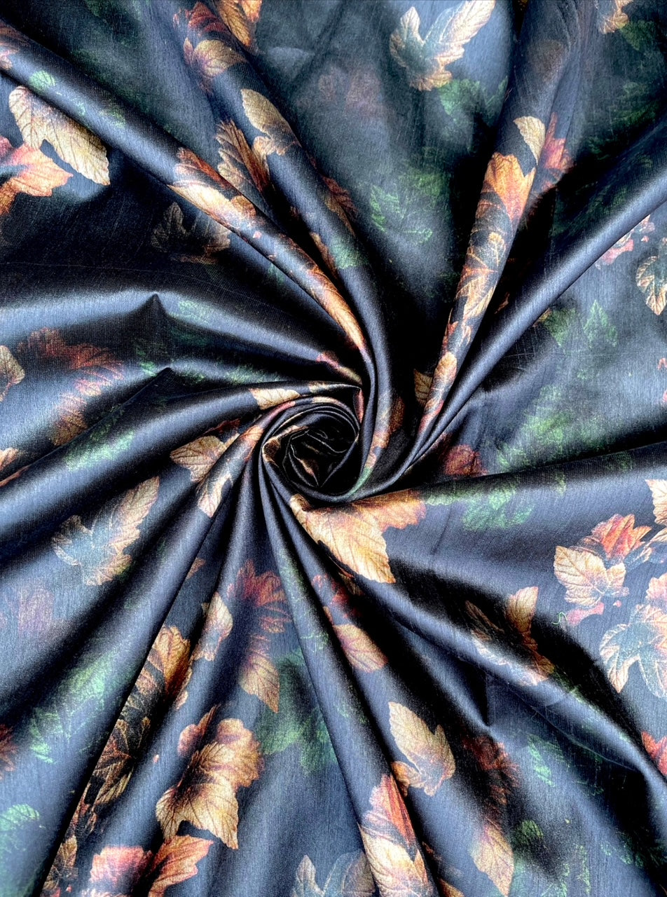 Printed Fabric Tussar rayon silk Fabric Wedding dress Silk Floral Lehenga fabric Printed fabric Summer Dress fabric Dupatta Fabric