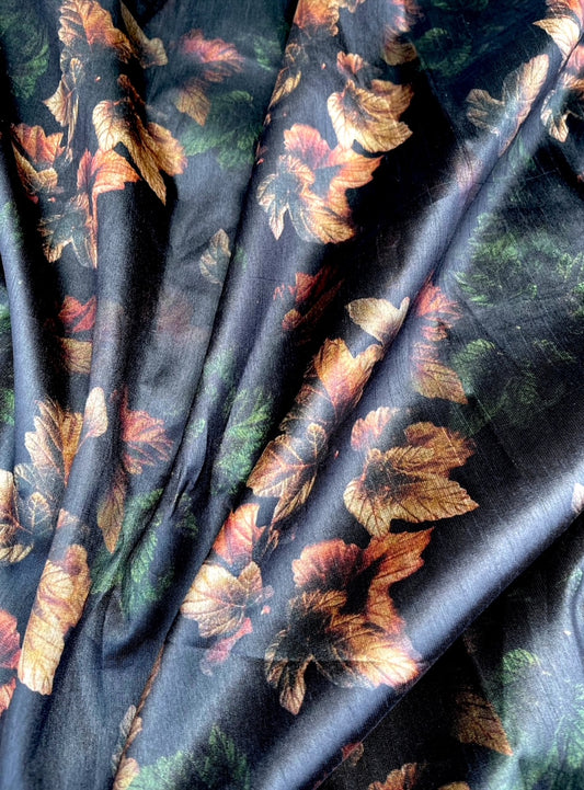 Printed Fabric Tussar rayon silk Fabric Wedding dress Silk Floral Lehenga fabric Printed fabric Summer Dress fabric Dupatta Fabric