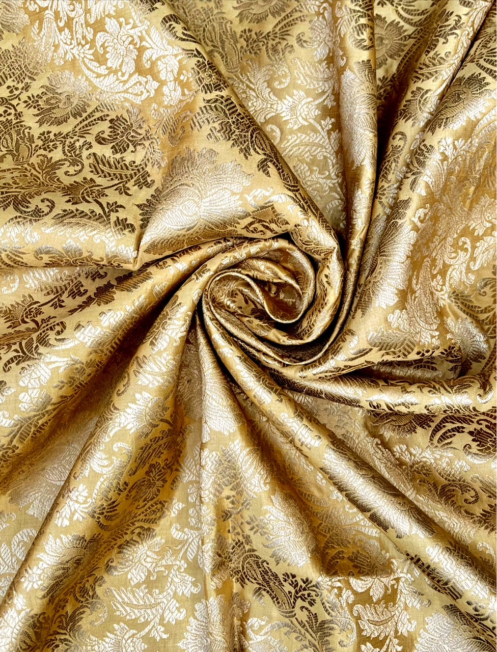 Brocade fabric Jacquard damask fabric Interior Design fabric Wedding bridal fabric High-grade Luxury Brocade Fabric by the yatrd- NFAF881