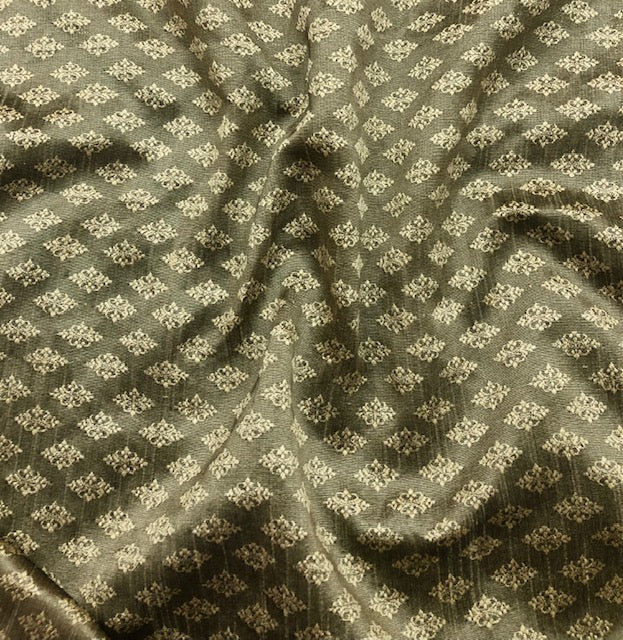Sage green jacquard brocade Fabric, Wedding inspiration, Historical fabric, Home décor fabric, Theatre costume, Designer fabric - NFAF900