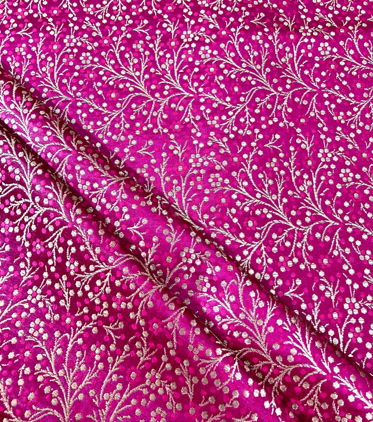 Brocade fabric Jacquard damask fabric Pink Gold brocade Wedding bridal Dress Designer fabric Silk Brocade Home Furnishing Fabric By the Yard