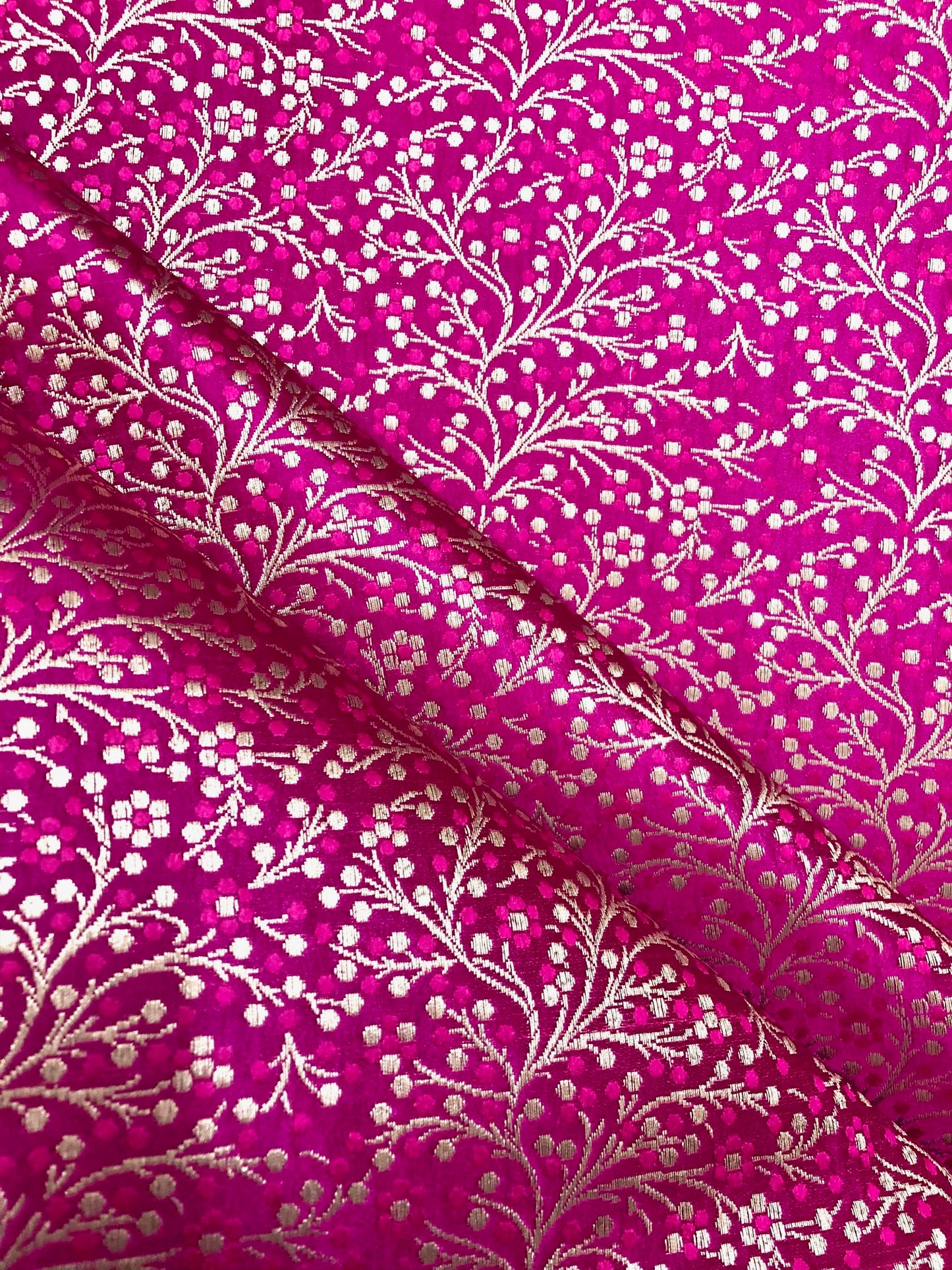 Brocade fabric Jacquard damask fabric Pink Gold brocade Wedding bridal Dress Designer fabric Silk Brocade Home Furnishing Fabric By the Yard