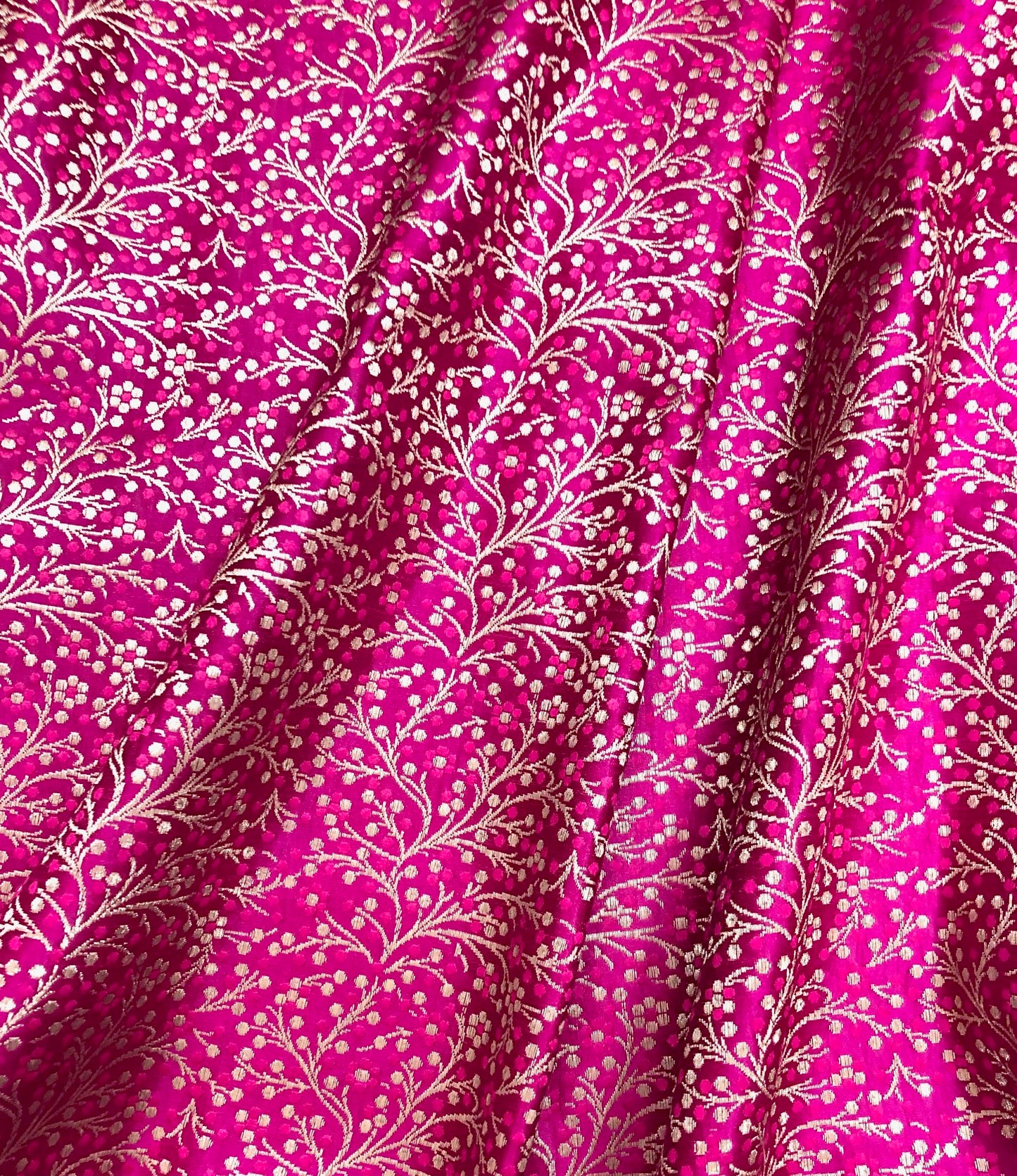 Brocade fabric Jacquard damask fabric Pink Gold brocade Wedding bridal Dress Designer fabric Silk Brocade Home Furnishing Fabric By the Yard