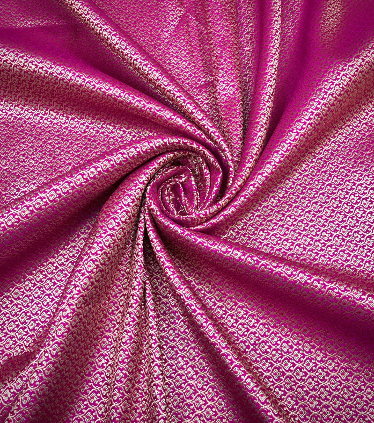 Brocade fabric Jacquard damask fabric Pink Gold brocade Wedding bridal Dress Designer fabric Silk Brocade Home Furnishing Fabric By the Yard