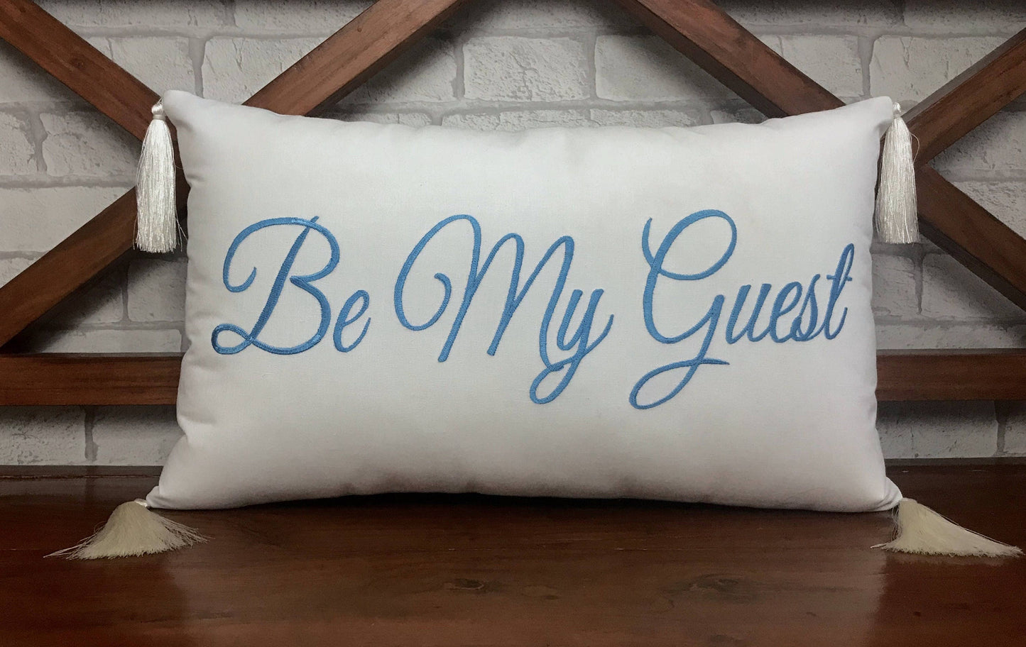 Be Our Guest Pillow, Guest Room Décor, Be My Gust Pillow, Welcome Wedding Fall Décor in All Sizes And Colors In All Sizes.