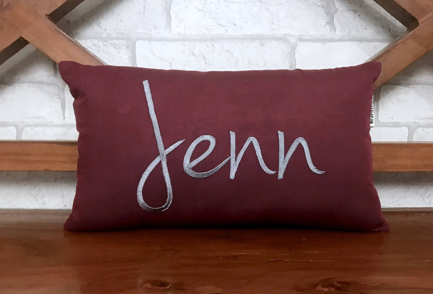 Custom Name Pillow, Personalized Monogram Pillow, Kids or Last Name, Couple Gift ideas, Wedding Love Anniversary Gifts.