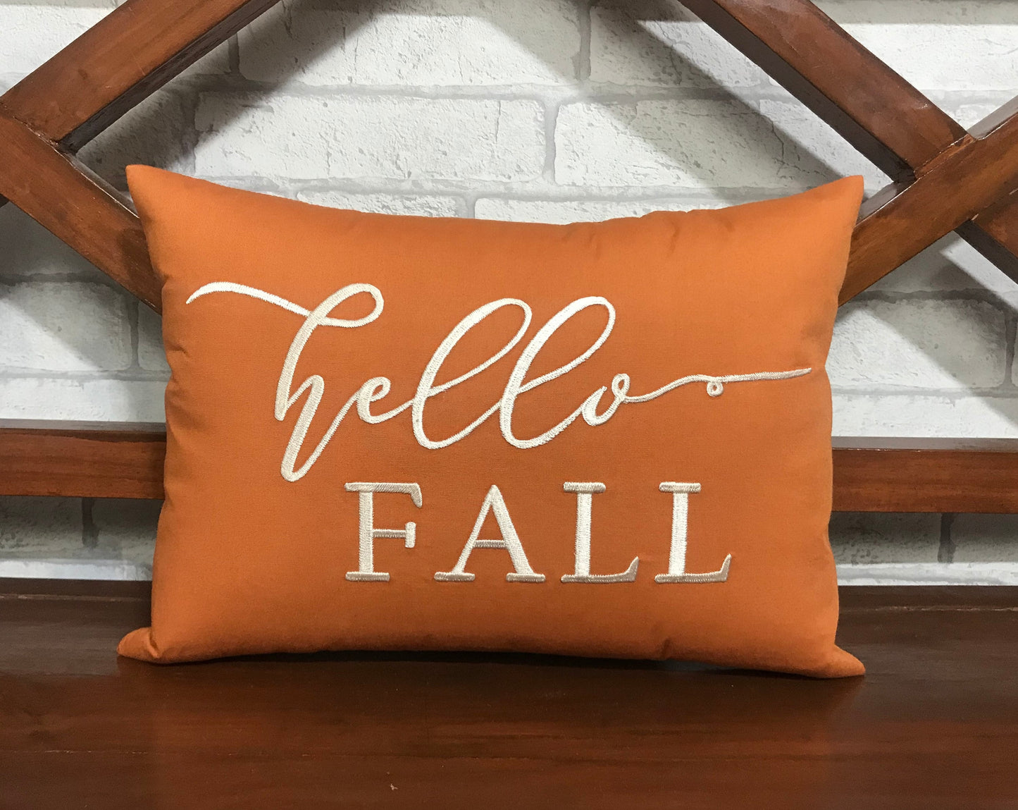 Hello Fall Pillow, Fall décor, Autumn Décor, Fall Décor, Farmhouse Décor, Cottage décor, Thanksgiving Décor, Fall pillow, Porch Décor.