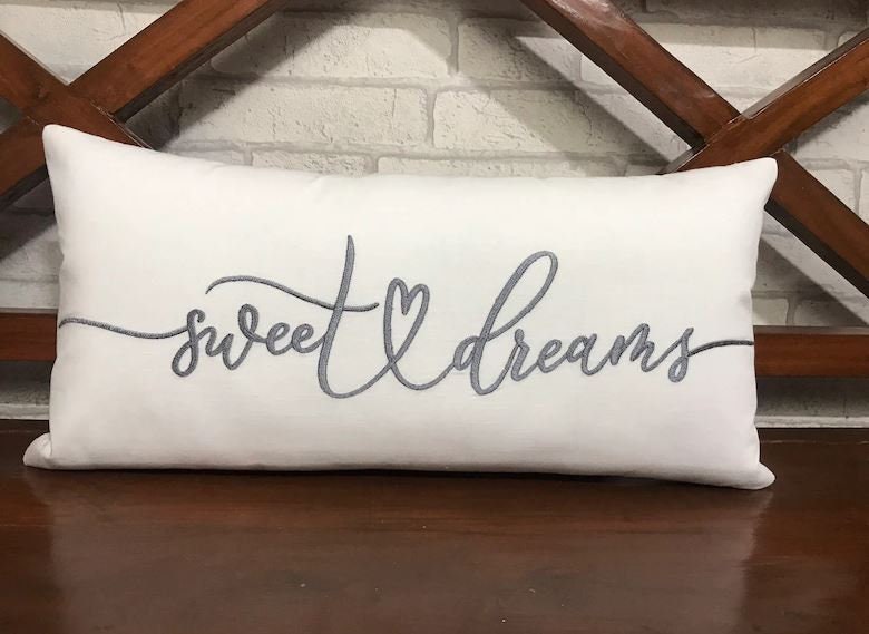 Sweet dreams Pillow | Kids Room décor | Nursery Pillow |Family Name Pillow | Couple Wedding Gift | Birthday Gift | Anniversary Gift.