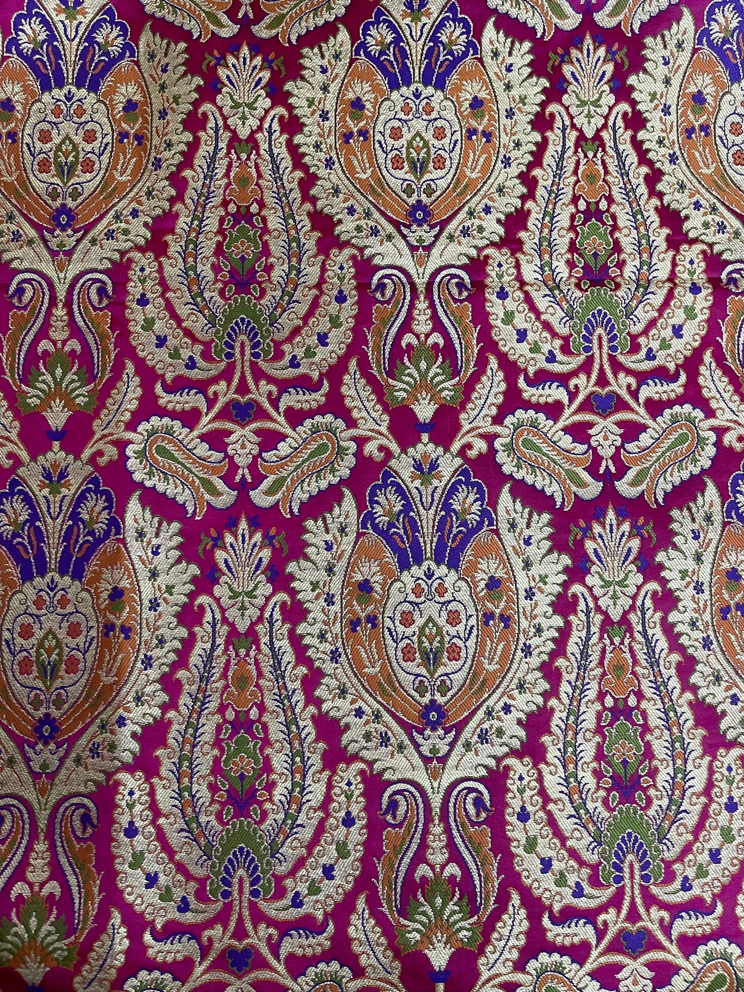 Indian Red brocade fabric Gold brocade Dress fabric Luxurious brocade High quality brocade Rayon silk brocade Saree fabric by the yard