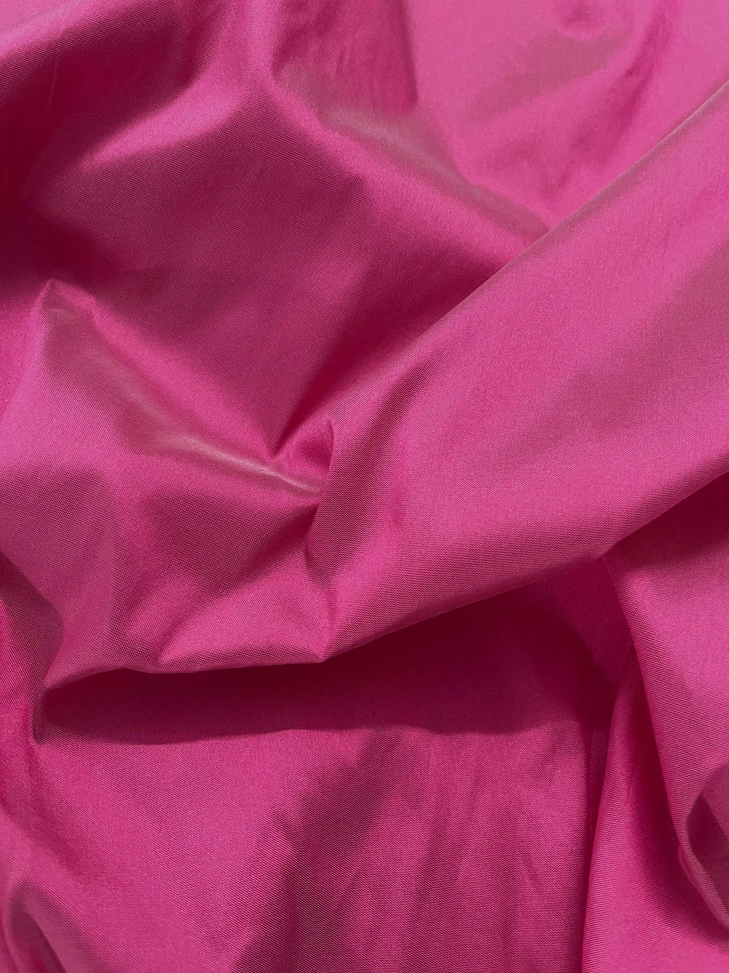 Pink Taffeta Fabric, Dress, Costume Apparel Fabric, Indian Poly Silk Fabric, Multiple yardage will come in a continuous length - TSF19