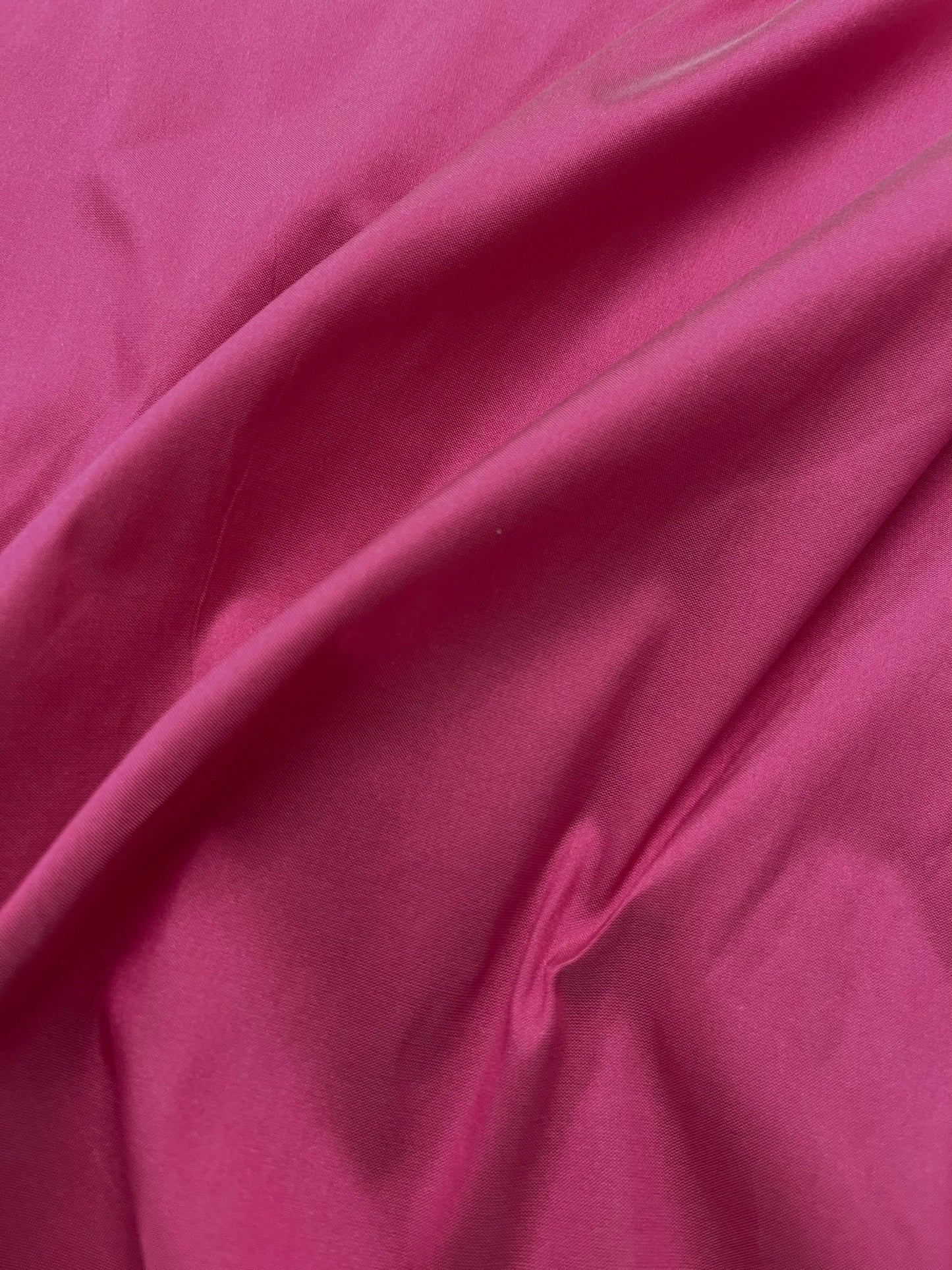 Pink Taffeta Fabric, Dress, Costume Apparel Fabric, Indian Poly Silk Fabric, Multiple yardage will come in a continuous length - TSF19