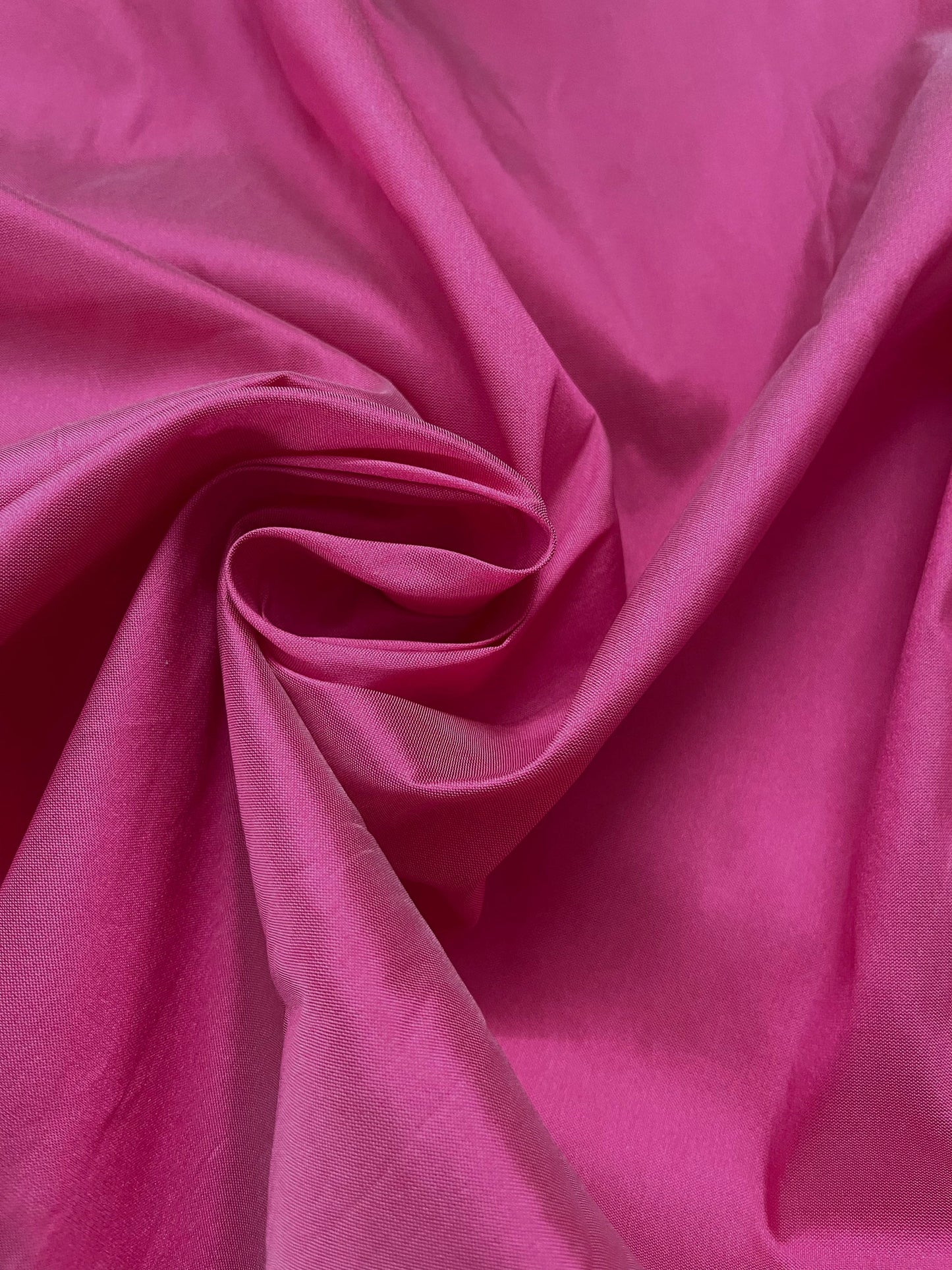 Pink Taffeta Fabric, Dress, Costume Apparel Fabric, Indian Poly Silk Fabric, Multiple yardage will come in a continuous length - TSF19
