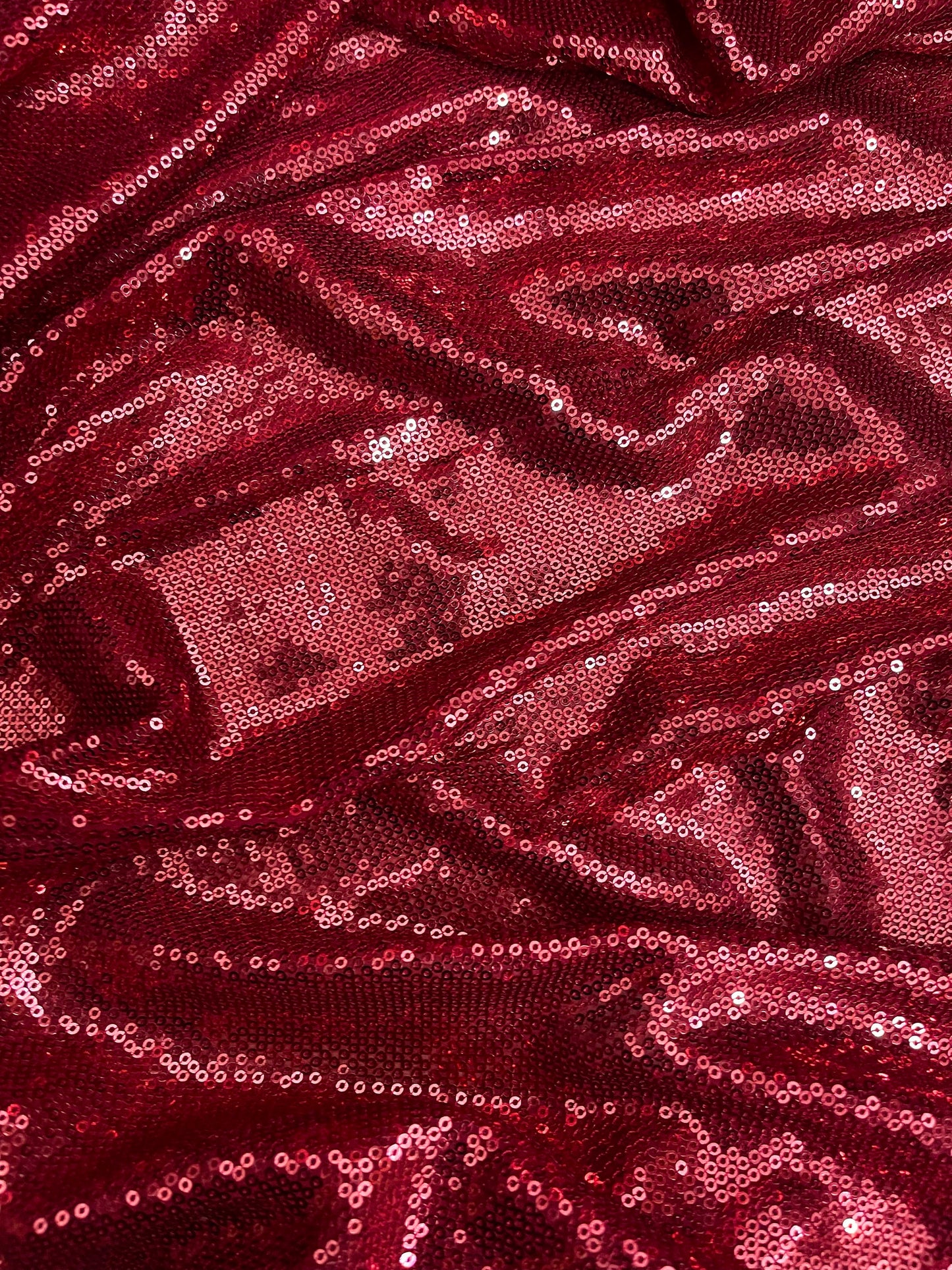 Red embroidered fabric, Georgette sequin fabric, Haute couture, Couture fashion, Fabric store, Royal fabric, Wedding dress, Bridesmaid dress - SQAF27