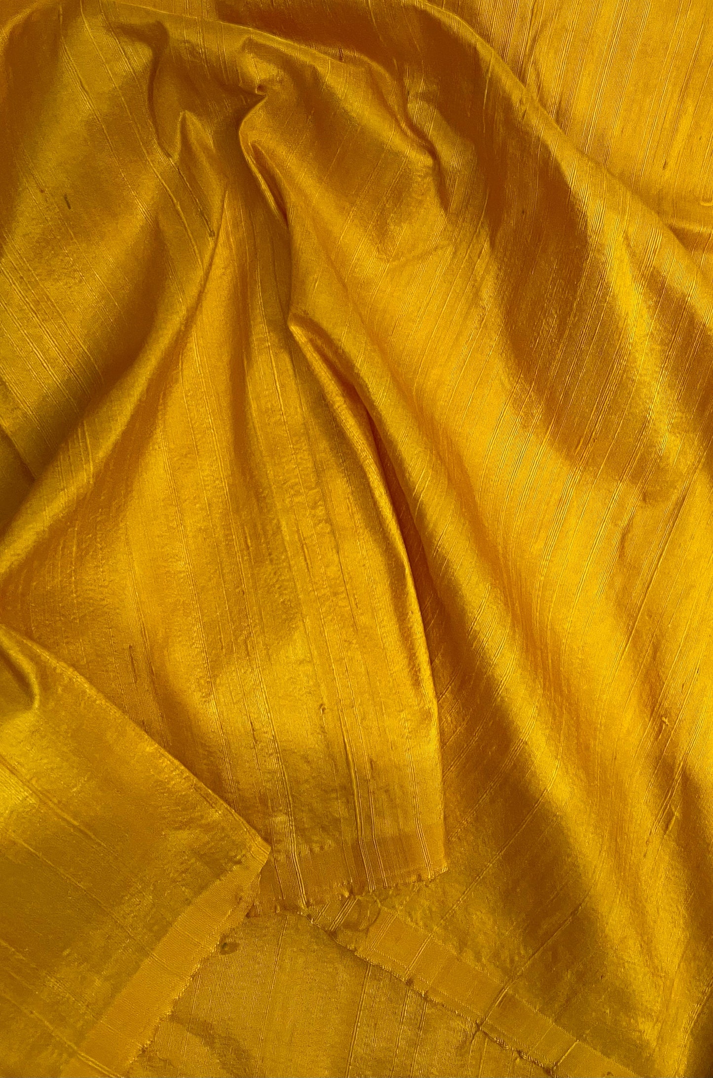 Yellow shantung raw silk fabric, Handloom dupioni silk fabric, Wedding dress, Indian fabric, Khadi silk fabric, Luxury fabric, royal fabric - RSAF01