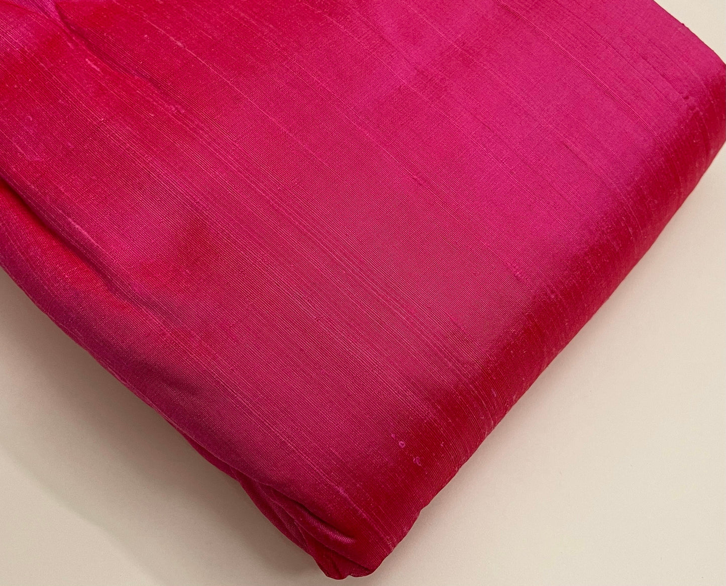 Pink shantung raw silk fabric, Handloom dupioni silk, Wedding dress, Pure fabrics, Silk dress, Bridesmaid dress, Luxury fabric - RSAF20