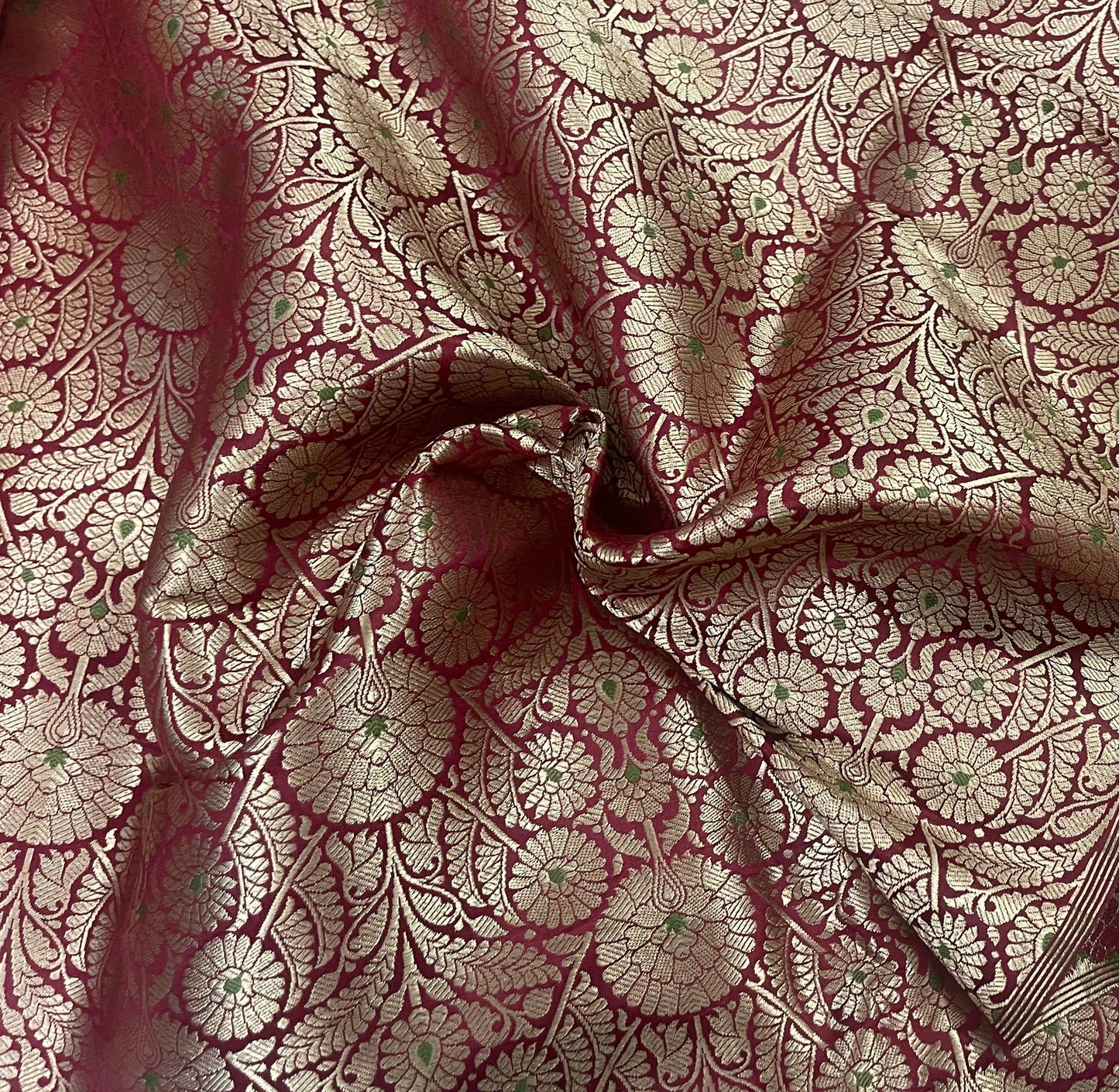 Red Gold Damask jacquard brocade Wedding fabric Rayon Silk Brocade Gothic fabric Theatre costume Vintage Brocade Fabric By The Yard