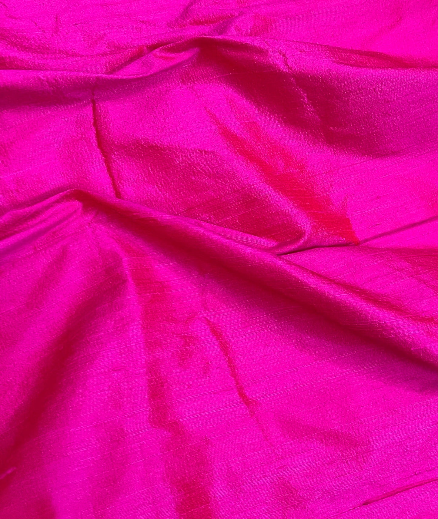 Pink shantung raw silk fabric, Wedding dress fabric, fashion fabric, Handloom dupioni silk, Silk dress, Luxury fabric - RSAF08
