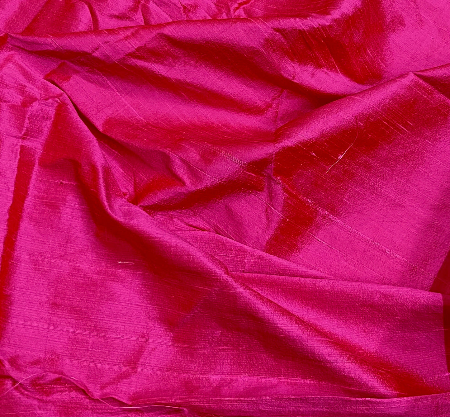 Pink shantung raw silk fabric, Handloom dupioni silk, Wedding dress, Pure fabrics, Silk dress, Bridesmaid dress, Luxury fabric - RSAF20