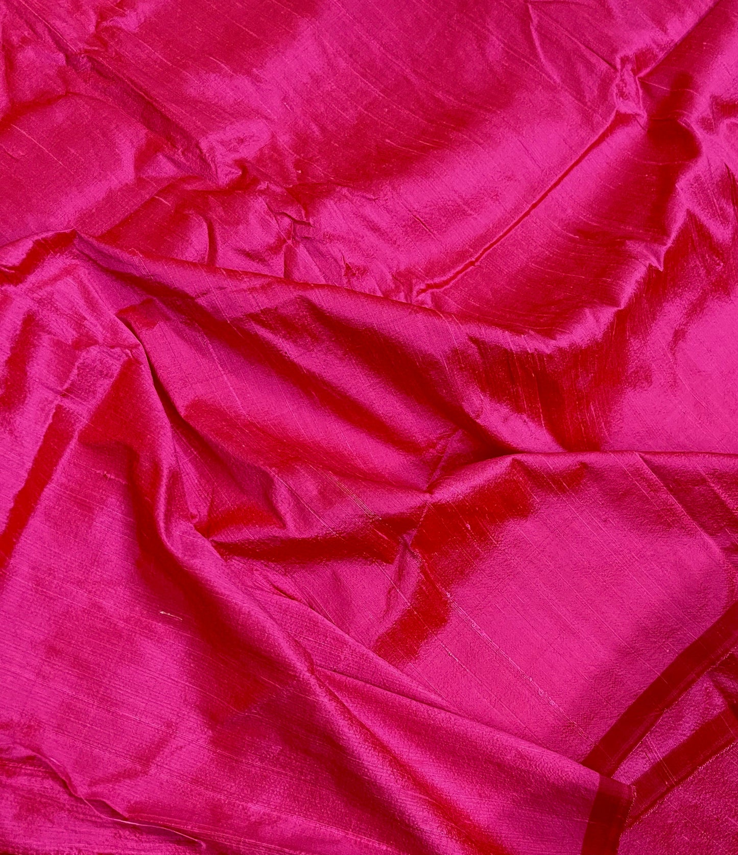 Pink shantung raw silk fabric, Handloom dupioni silk, Wedding dress, Pure fabrics, Silk dress, Bridesmaid dress, Luxury fabric - RSAF20