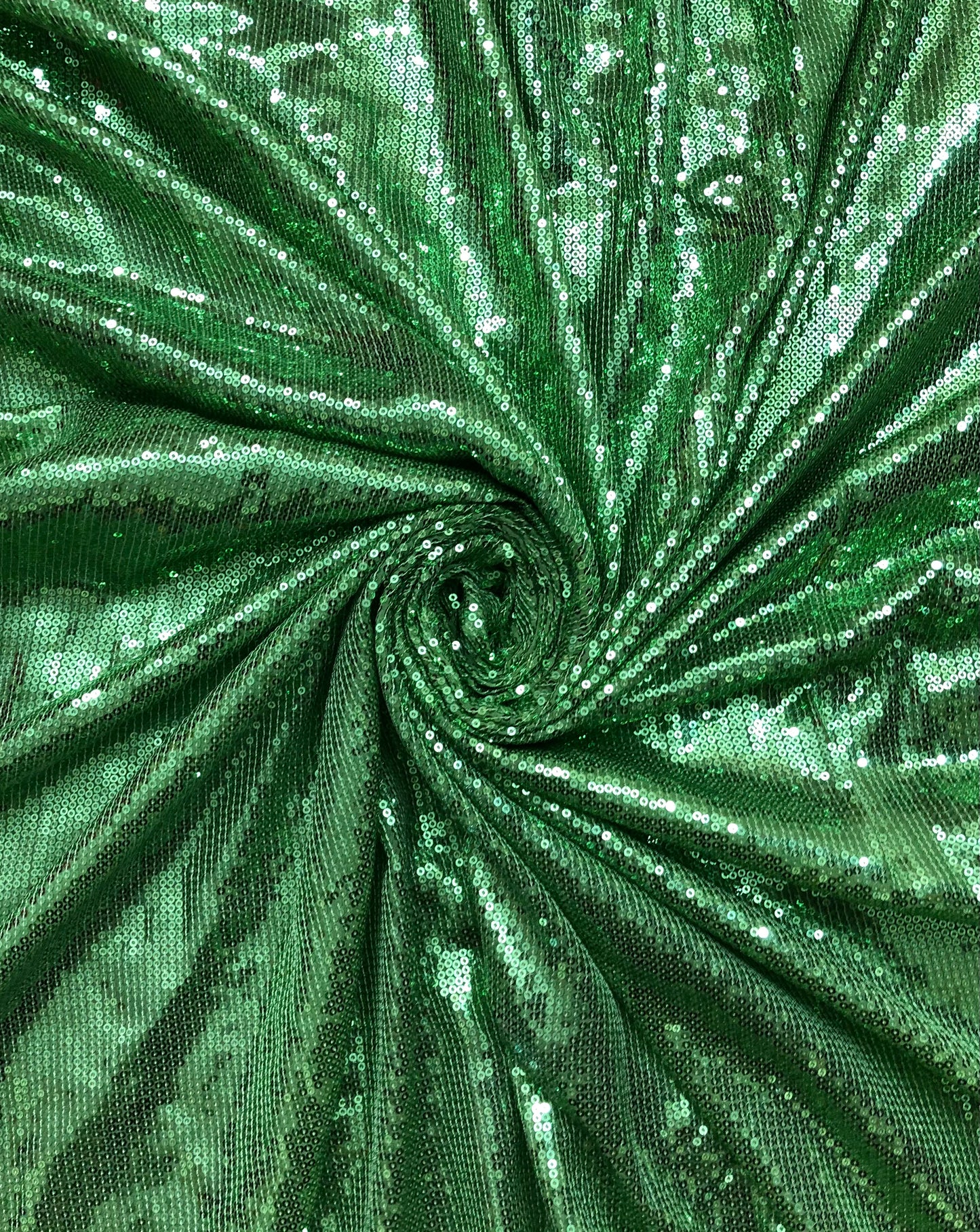 Sage Green Sequin Georgette Fabric,  Sequin Embroidery Fabric, Multiple lengths will come in the continuous piece - SQAF823