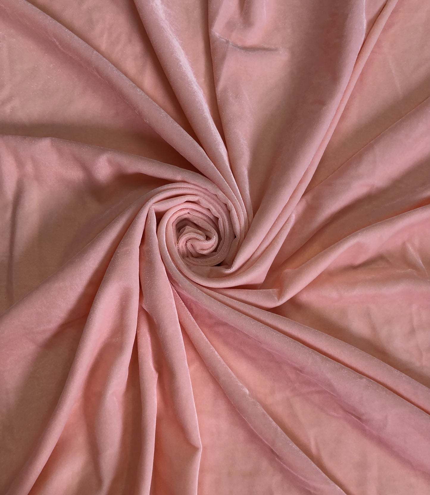 Micro Velvet non stretch Fabric in Peach color, Multiple lengths will come in the continuous piece - MCVF22