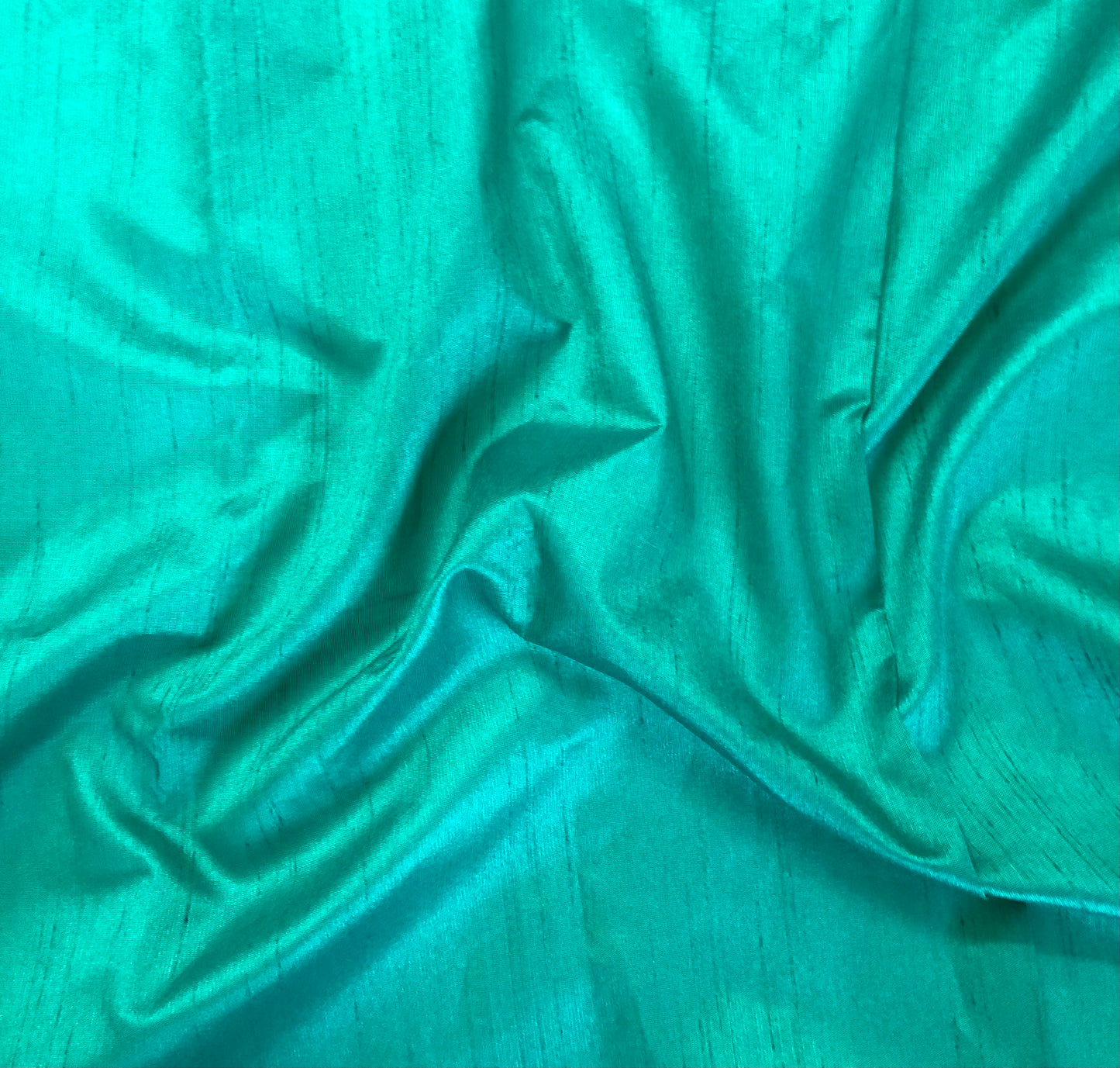 Green Poly Raw Silk Faux Dupion 100% Polyester Upholstery Fabric Bridal Craft Dress Quilting Material TSF39