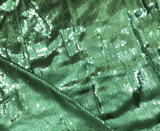 Sage Green embroidered fabric, Sequin Georgette Fabric, Evening dress, Bridesmaid dress, Wedding inspiration, Fabric store, Handmade - SQAF823