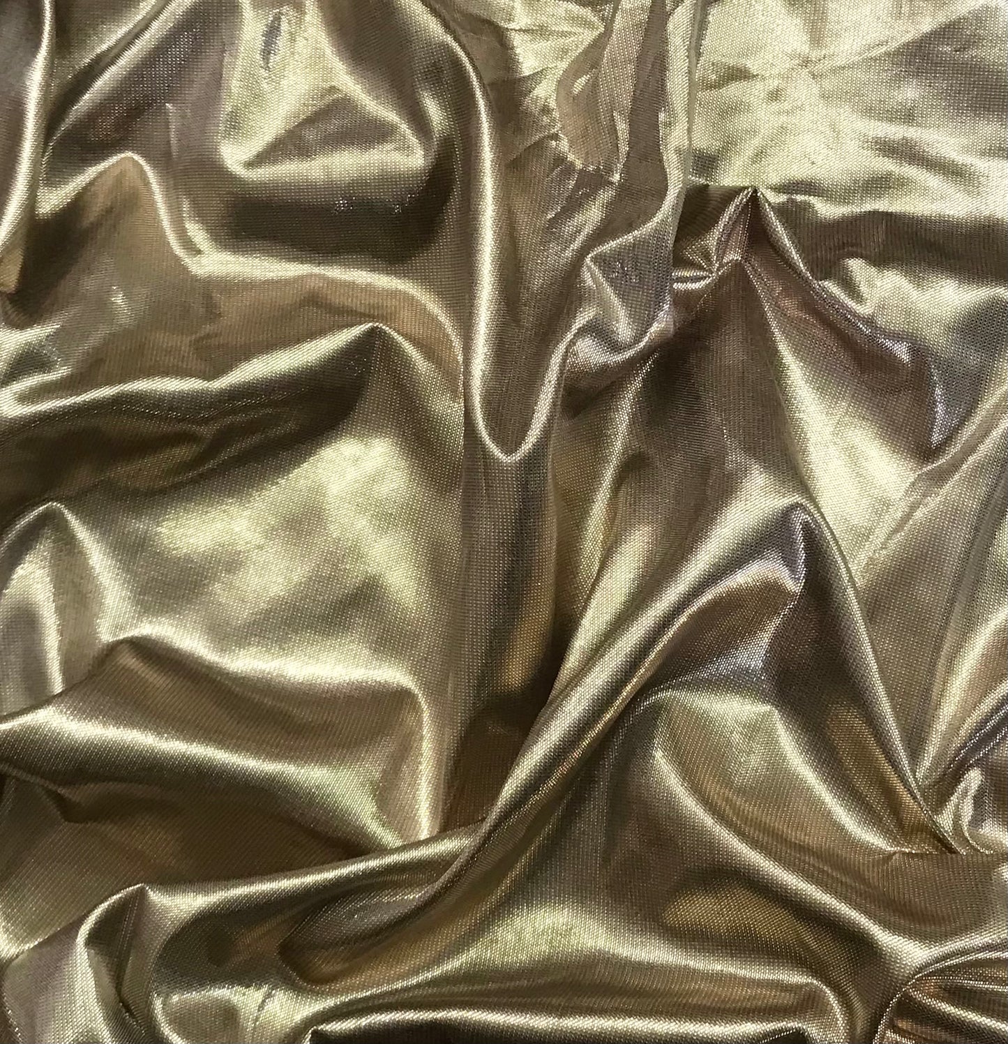 Gold Taffeta Fabric, Dress, Apparel Fabric, Poly Silk fabric ,Multiple yardage will come in one piece TSF1066