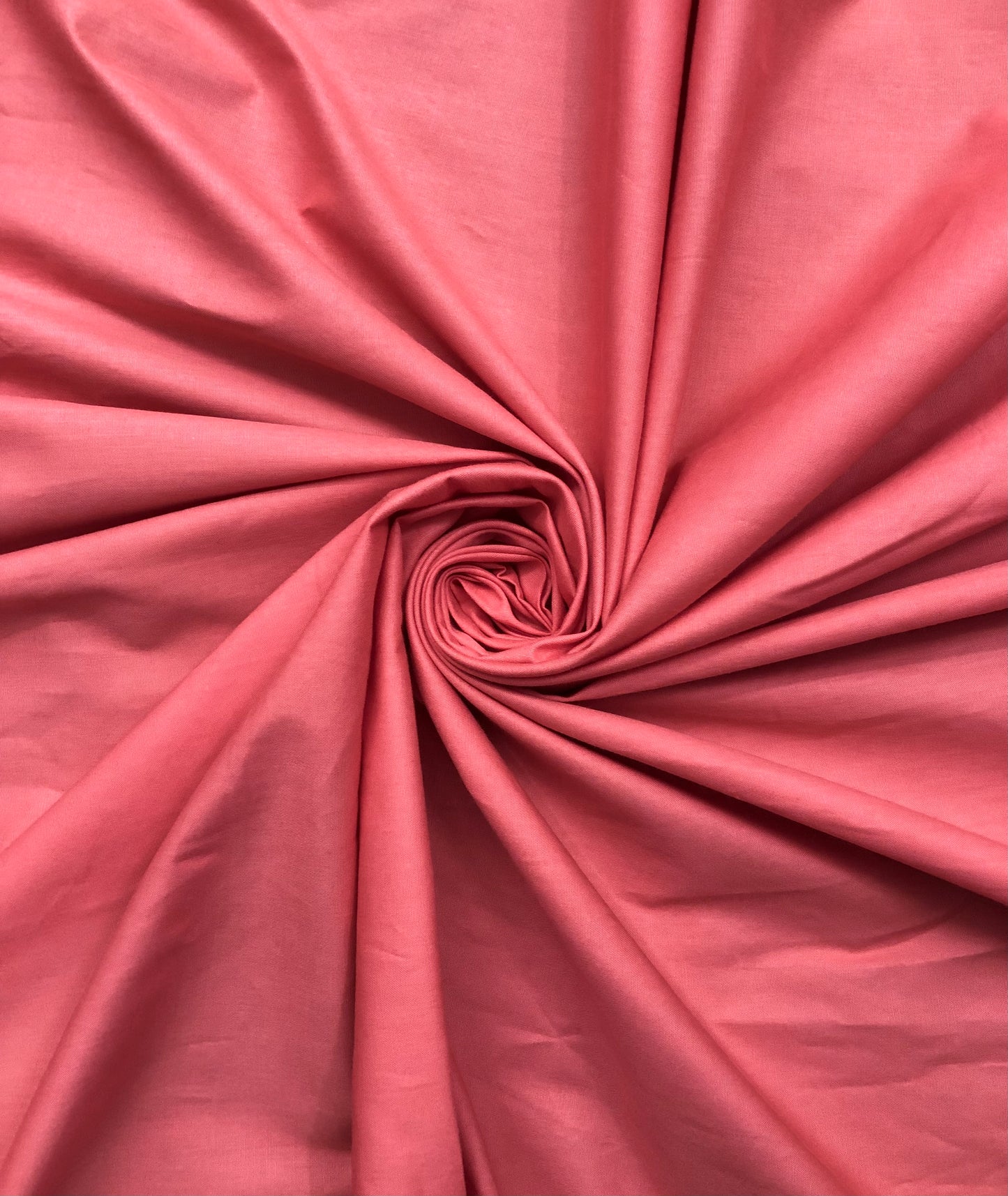 Pure Cotton fabric in Coral Color, Multiple lengths will come in the continuous piece - COTF18