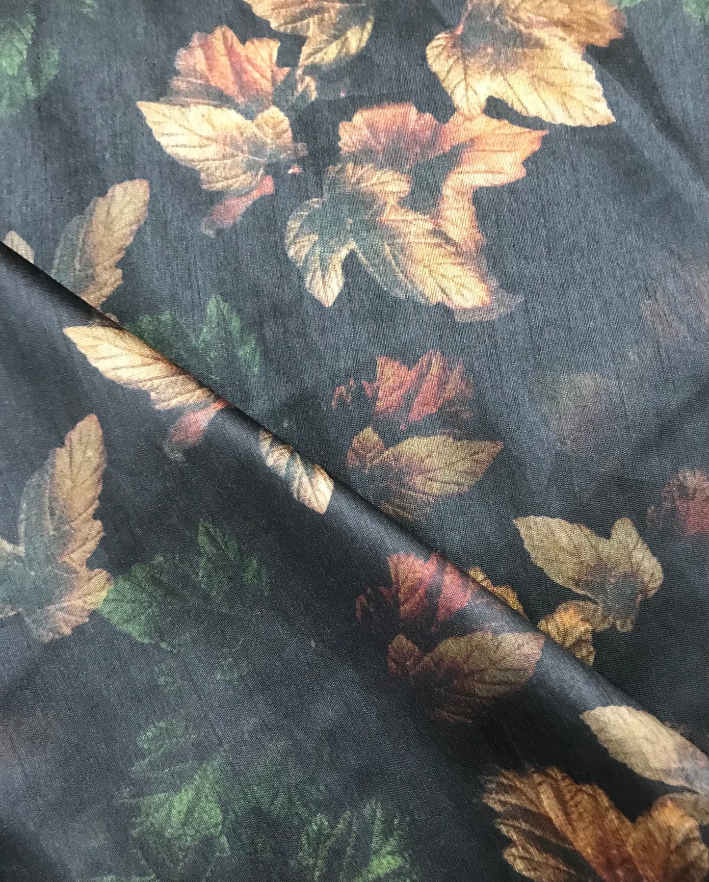 Black Viscose Tussar Silk fabric, Dress Apparel Fabric, Indian Wedding Fabric, Multiple lengths will come in the continuous piece - NF812