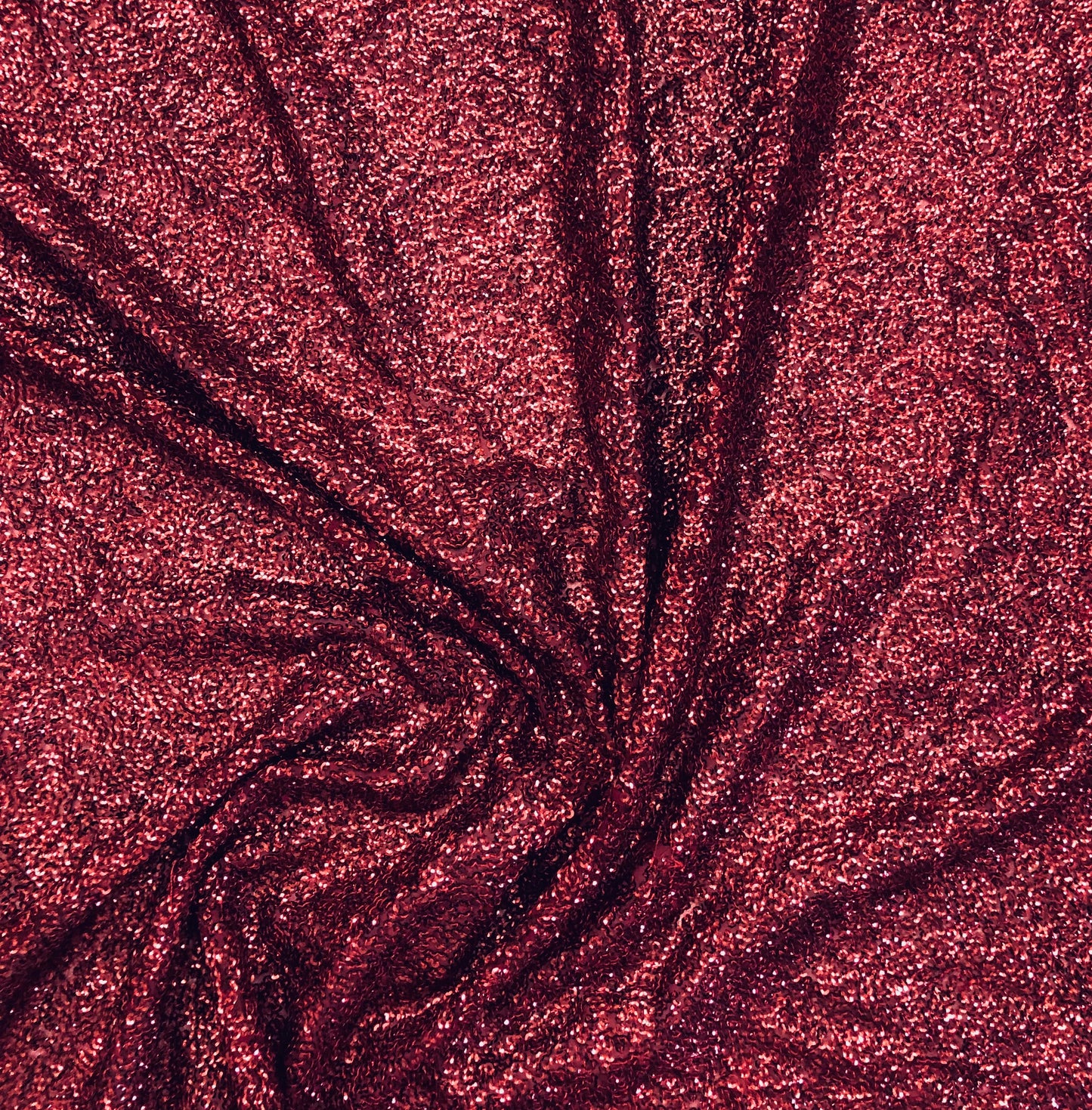 Embroidered Sequin Georgette Fabric in Burgundy color, Multiple lengths will come in the continuous piece - SQAF847