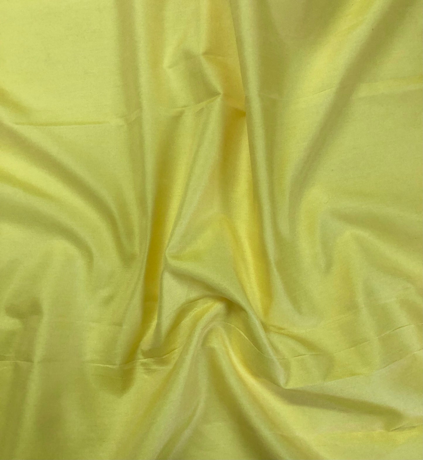 Lemon Yellow Poly Raw Silk Faux Dupion 100% Polyester Upholstery Fabric Bridal Craft Dress Quilting Material TSF41