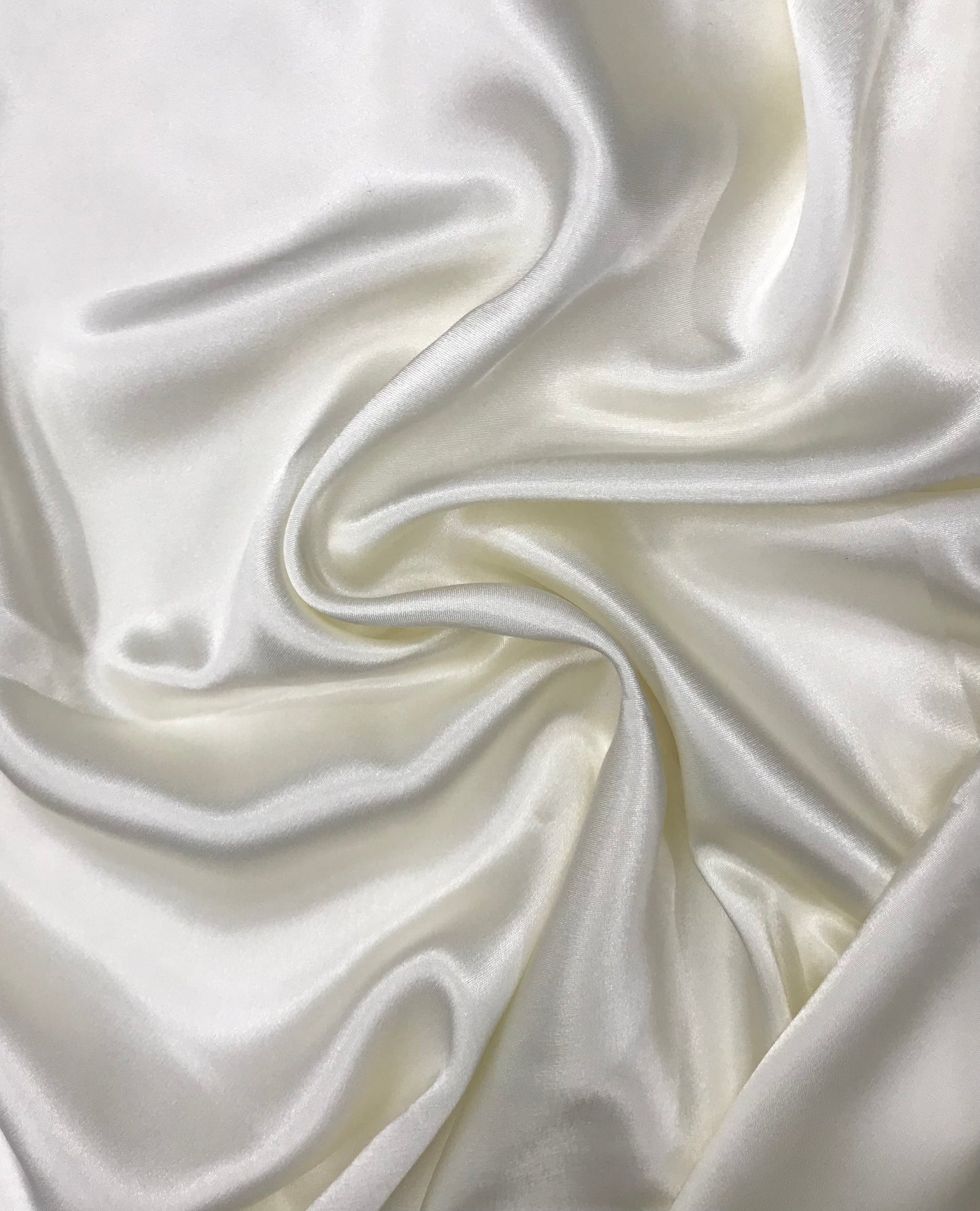 Crepe Satin Fabric in off White color, Multiple lengths will come in the continuous piece - NF240