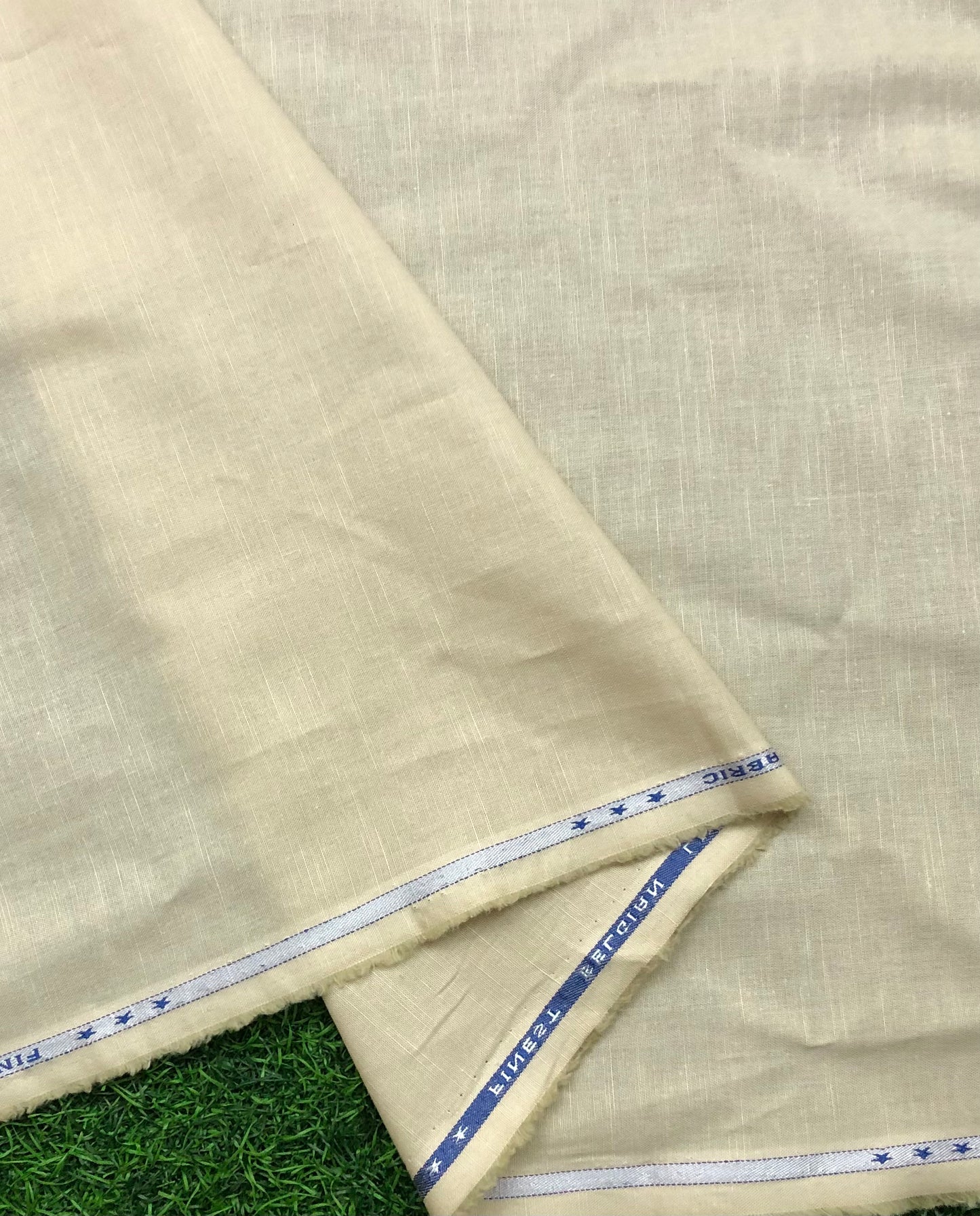 Pure Cotton fabric in Sand Color, Multiple lengths will come in the continuous piece - COTF22