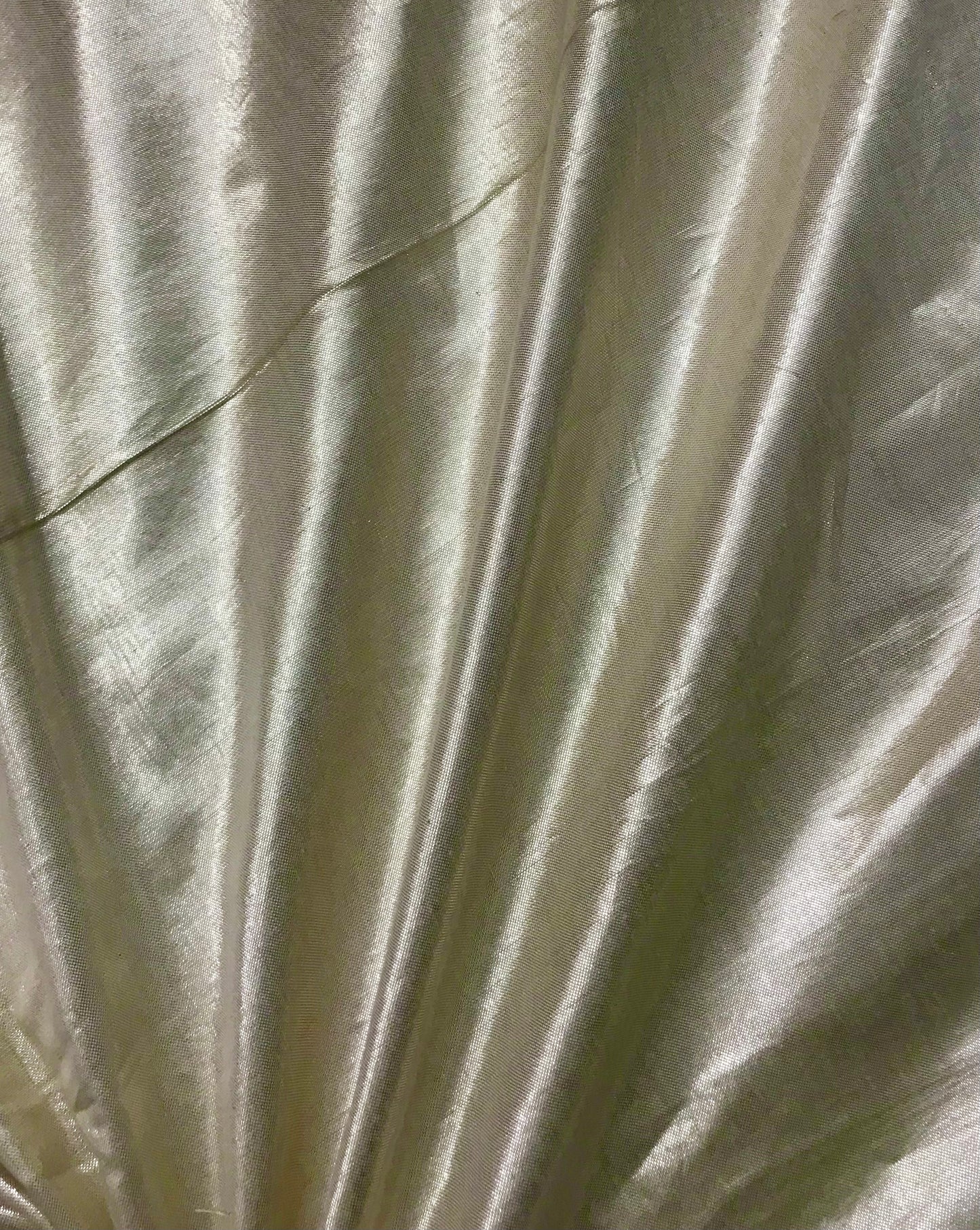 Light Gold Taffeta Fabric, Dress, Apparel Fabric, Poly Silk fabric ,Multiple yardage will come in one piece TSF1069