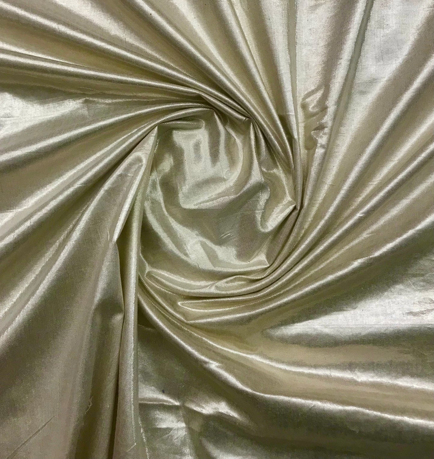 Light Gold Taffeta Fabric, Dress, Apparel Fabric, Poly Silk fabric ,Multiple yardage will come in one piece TSF1069